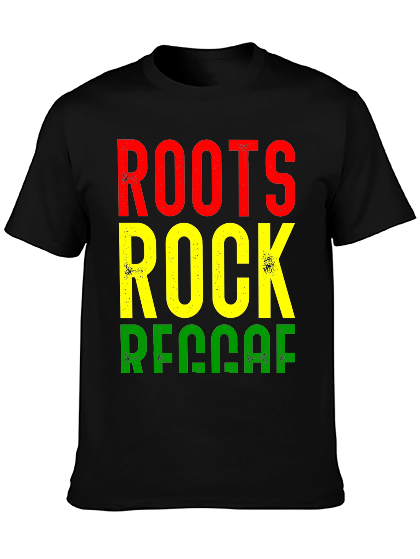 Roots Rock Reggae Black T-Shirt