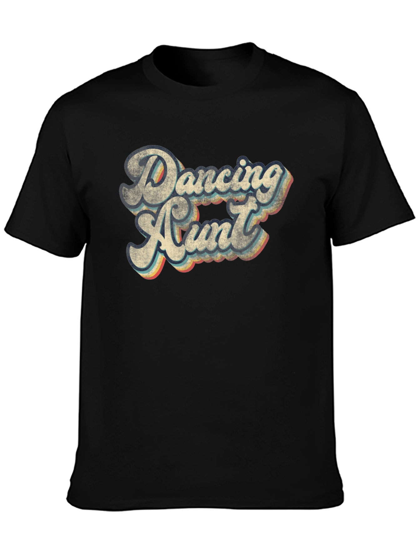 Dancing Aunt Retro Graphic Tee - Cool & Comfy