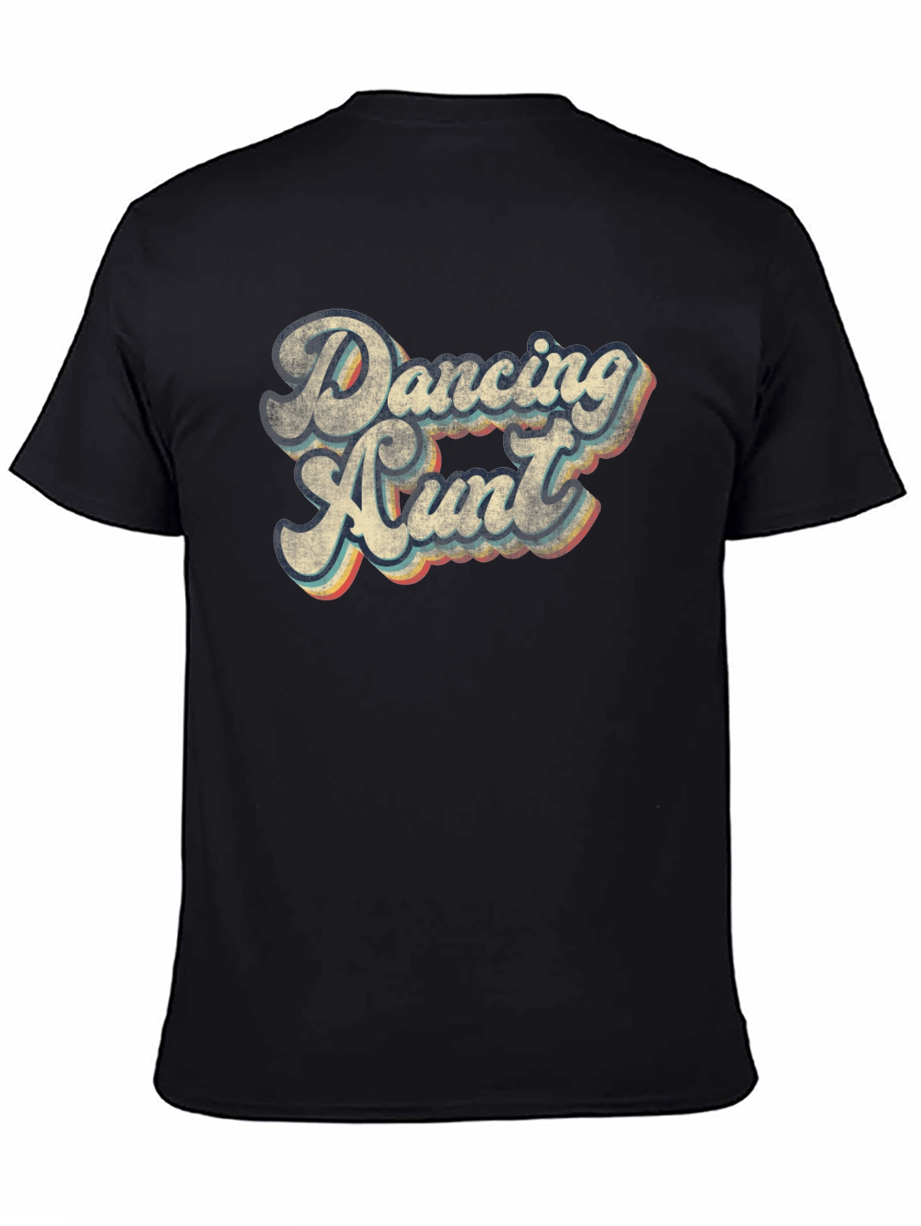 Dancing Aunt Retro Graphic Tee - Cool & Comfy