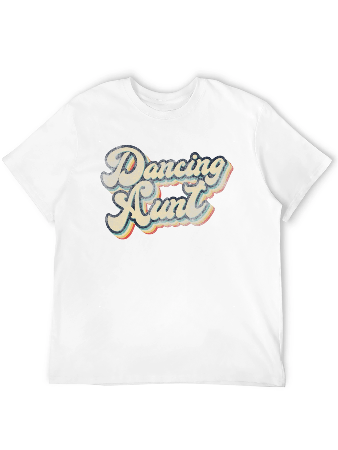 Dancing Aunt Retro Graphic Tee - Cool & Comfy