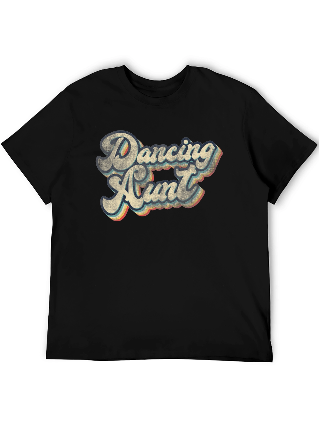 Dancing Aunt Retro Graphic Tee - Cool & Comfy