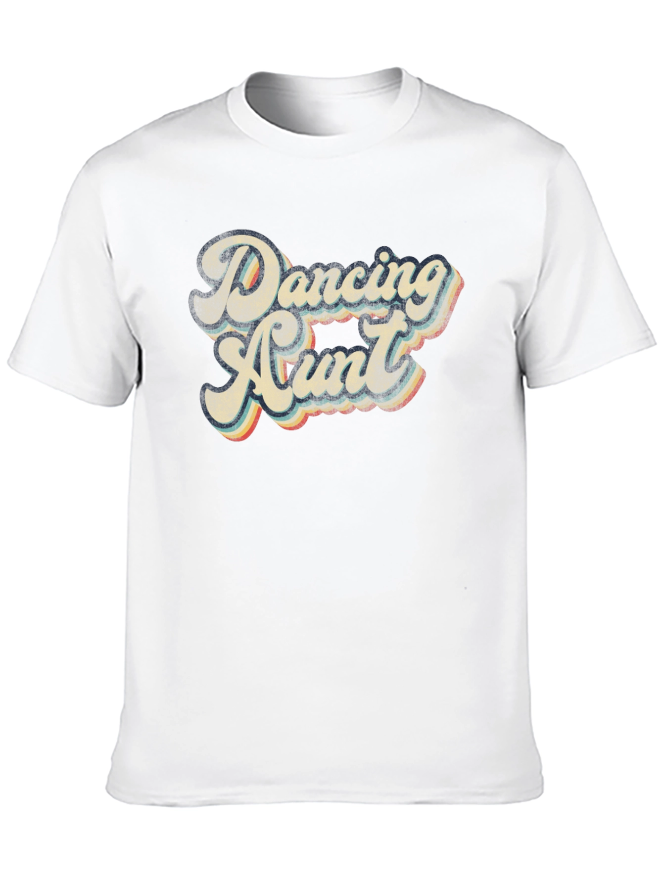 Dancing Aunt Retro Graphic Tee - Cool & Comfy