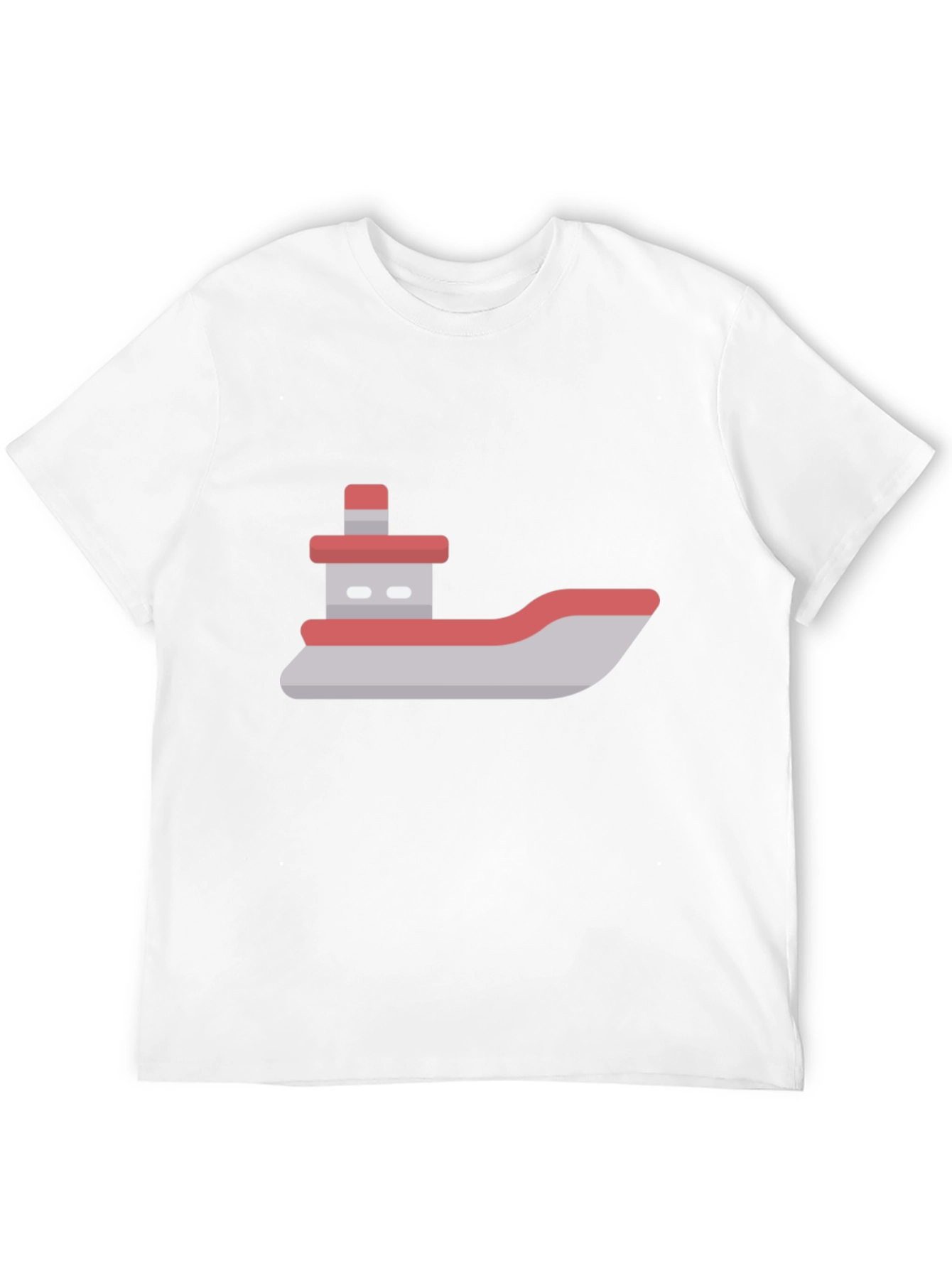 Modern Boat Graphic Tee - Black