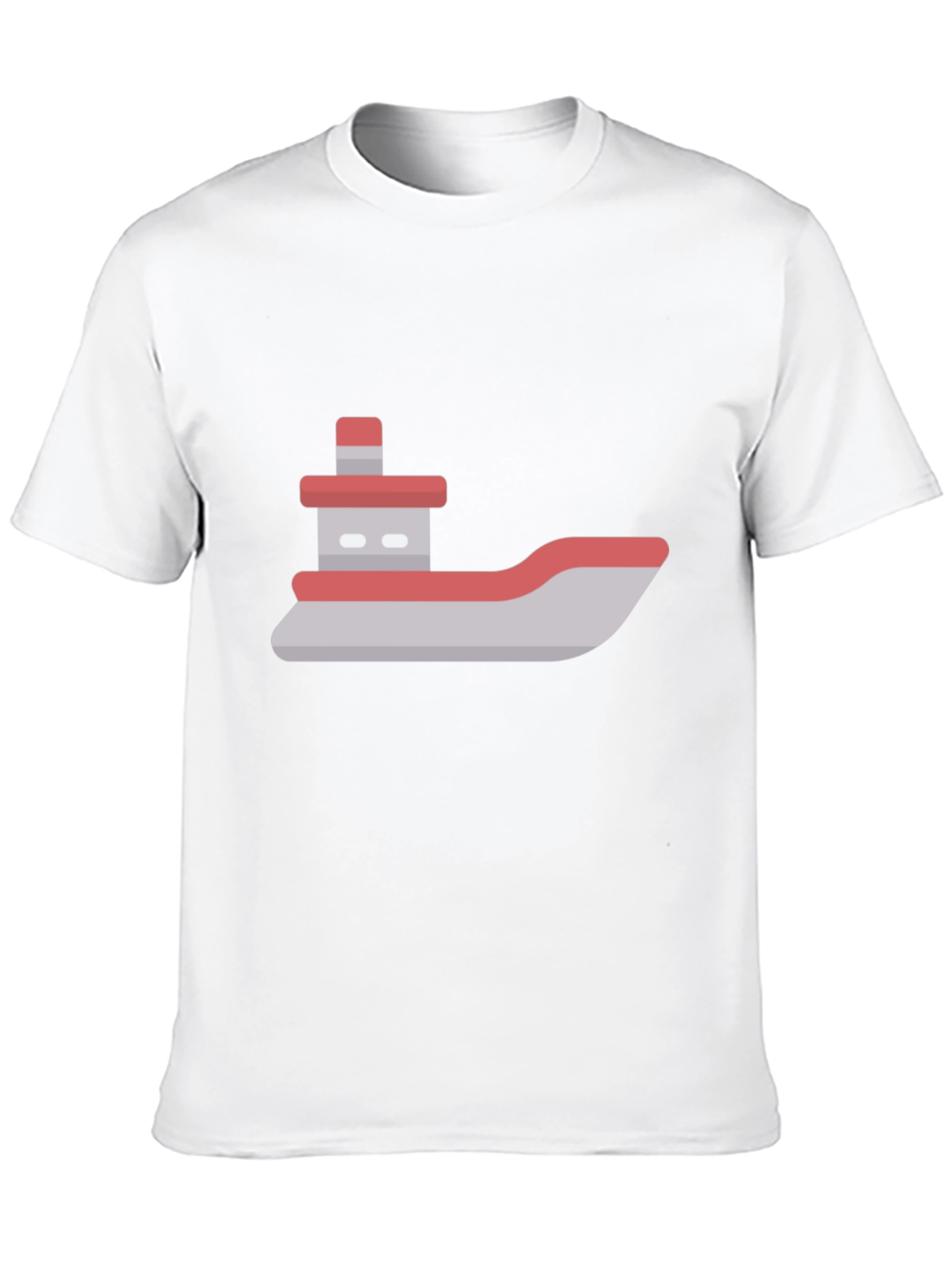 Modern Boat Graphic Tee - Black