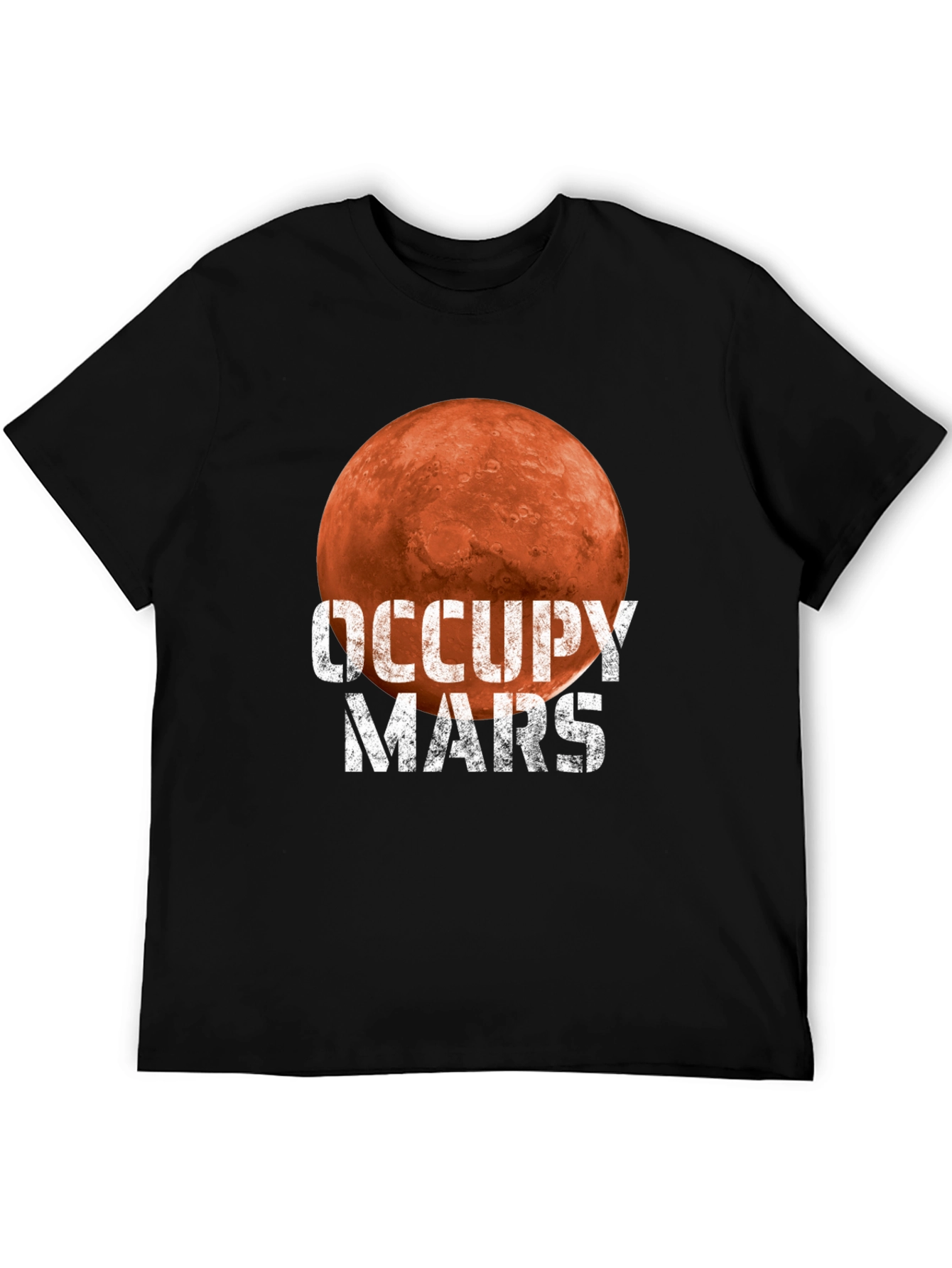 Occupy Mars Graphic T-Shirt - Space Exploration Tee