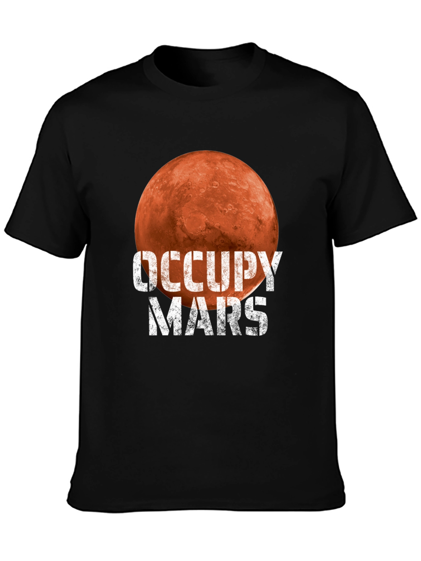 Occupy Mars Graphic T-Shirt - Space Exploration Tee