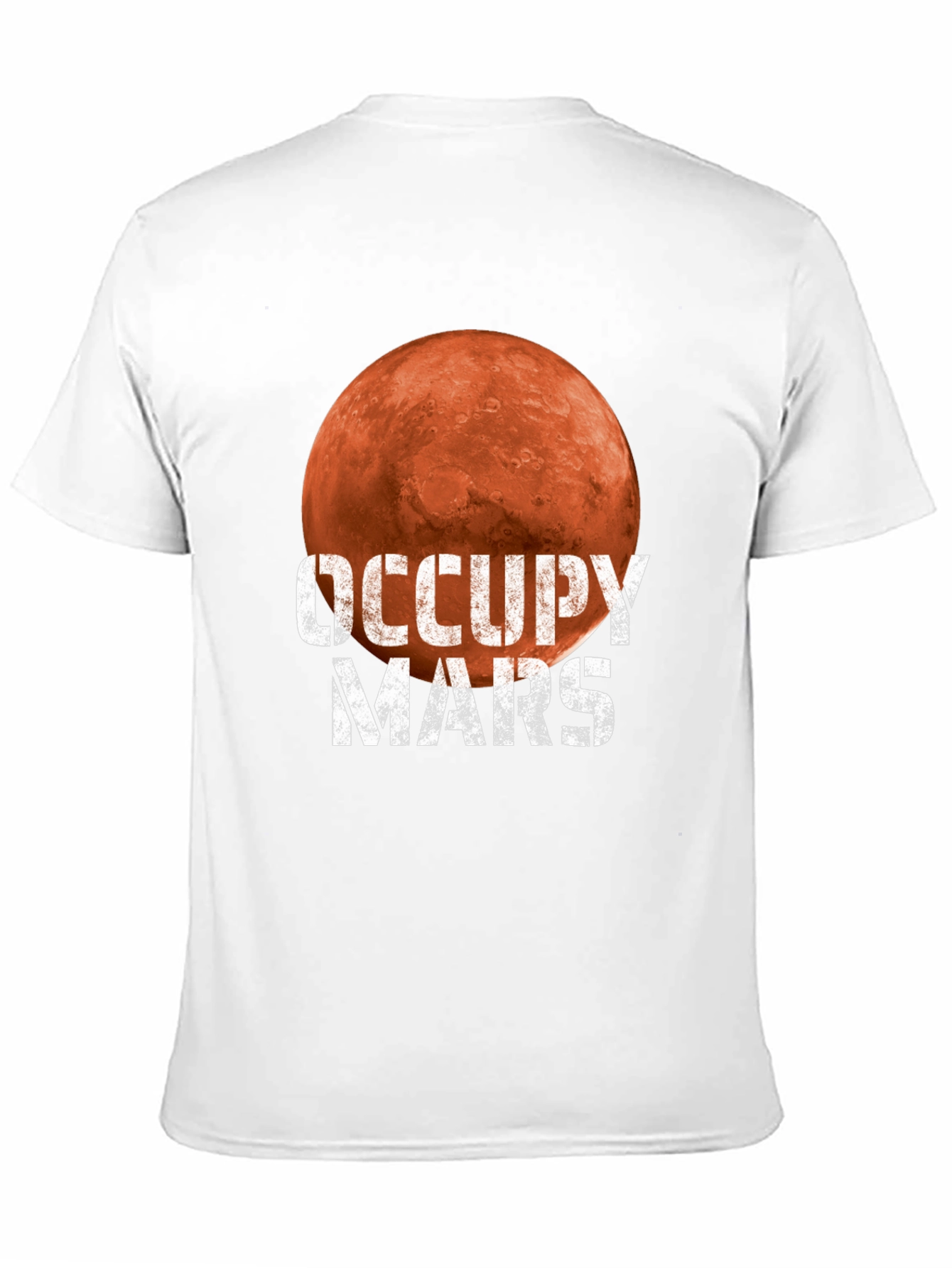 Occupy Mars Graphic T-Shirt - Space Exploration Tee