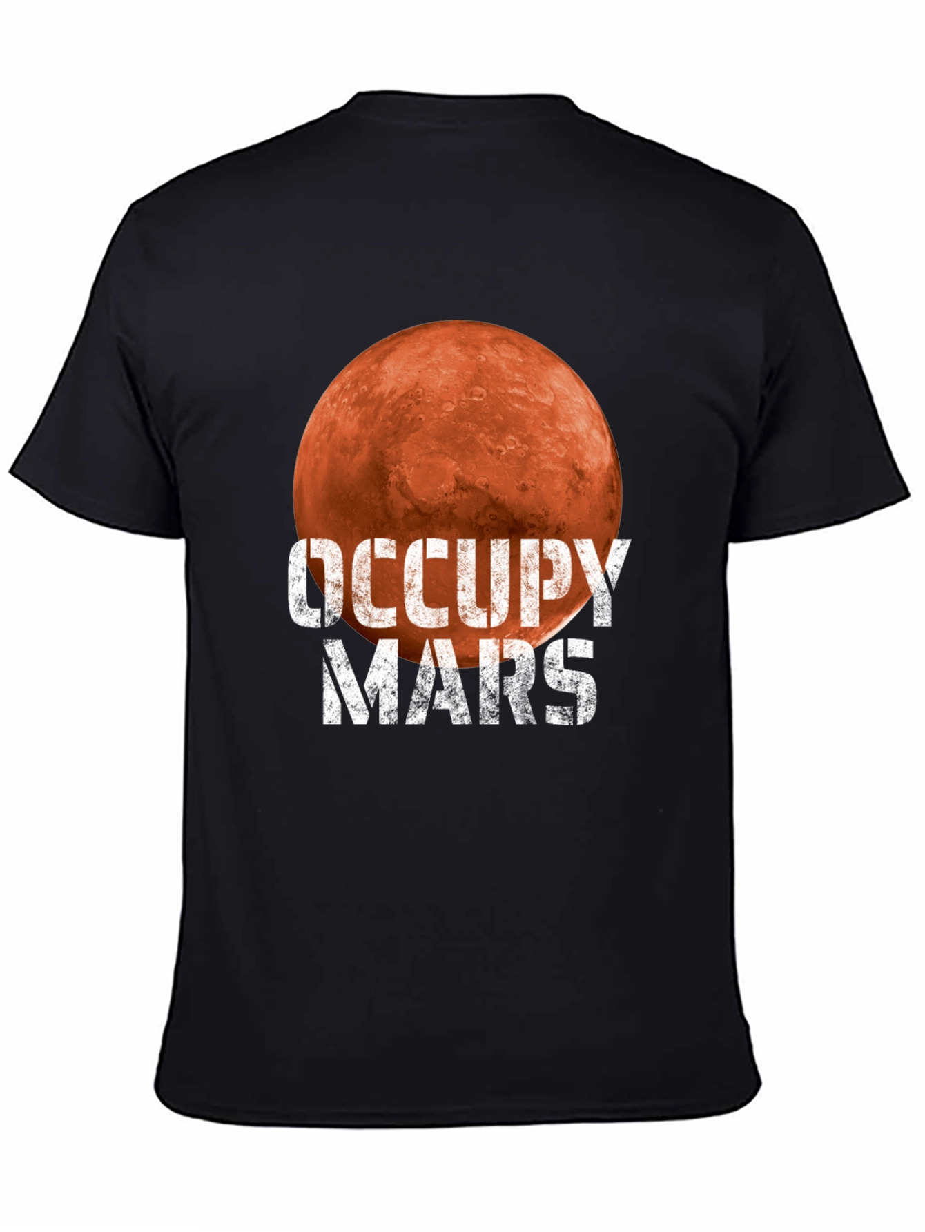 Occupy Mars Graphic T-Shirt - Space Exploration Tee