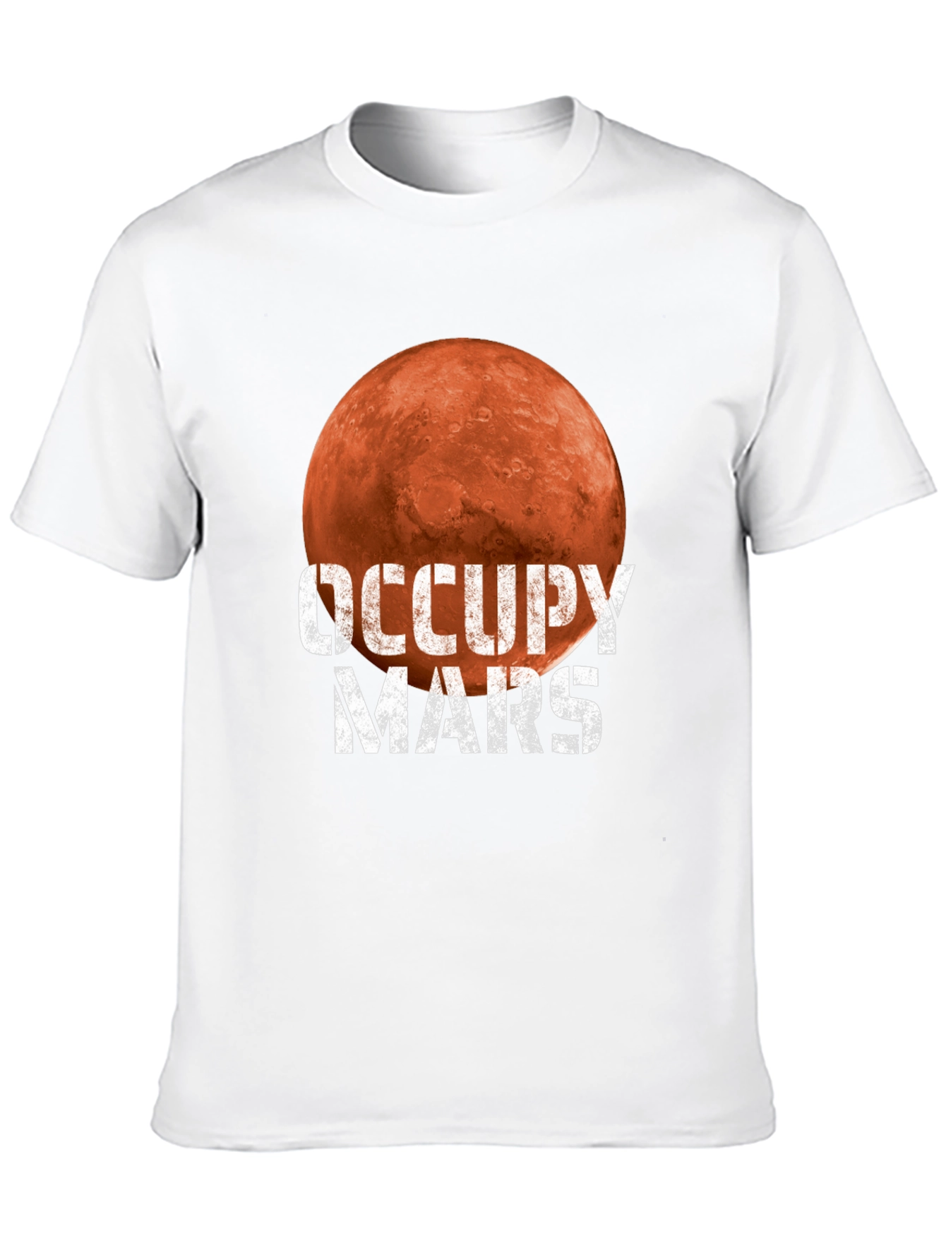 Occupy Mars Graphic T-Shirt - Space Exploration Tee
