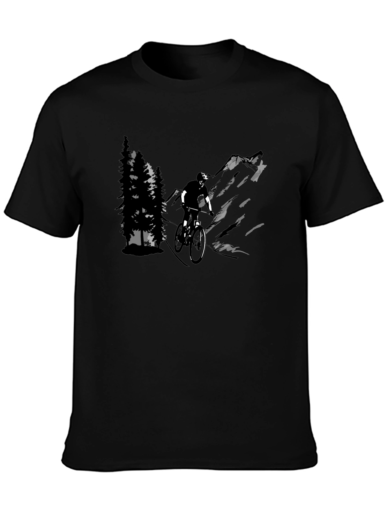 Mountain Biker Graphic T-Shirt - Adventure Ready