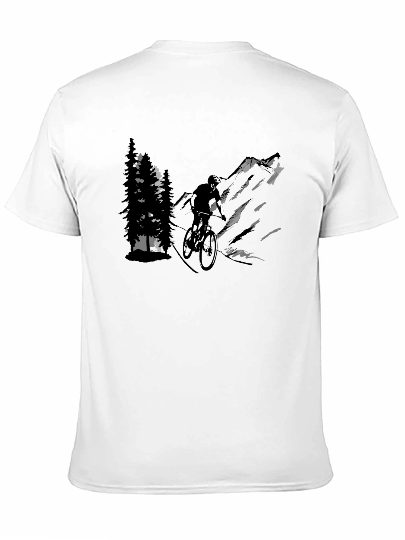 Mountain Biker Graphic T-Shirt - Adventure Ready