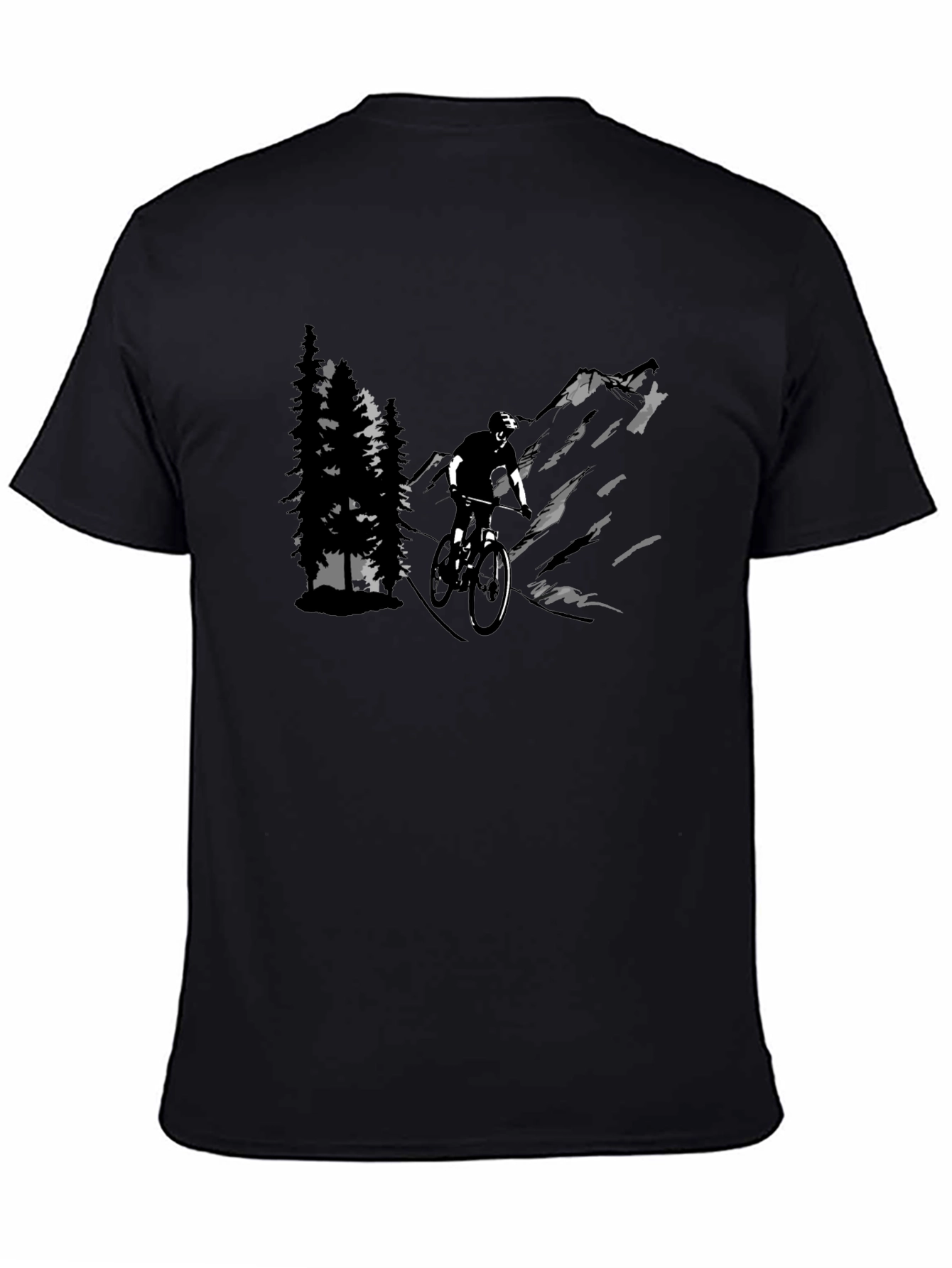 Mountain Biker Graphic T-Shirt - Adventure Ready