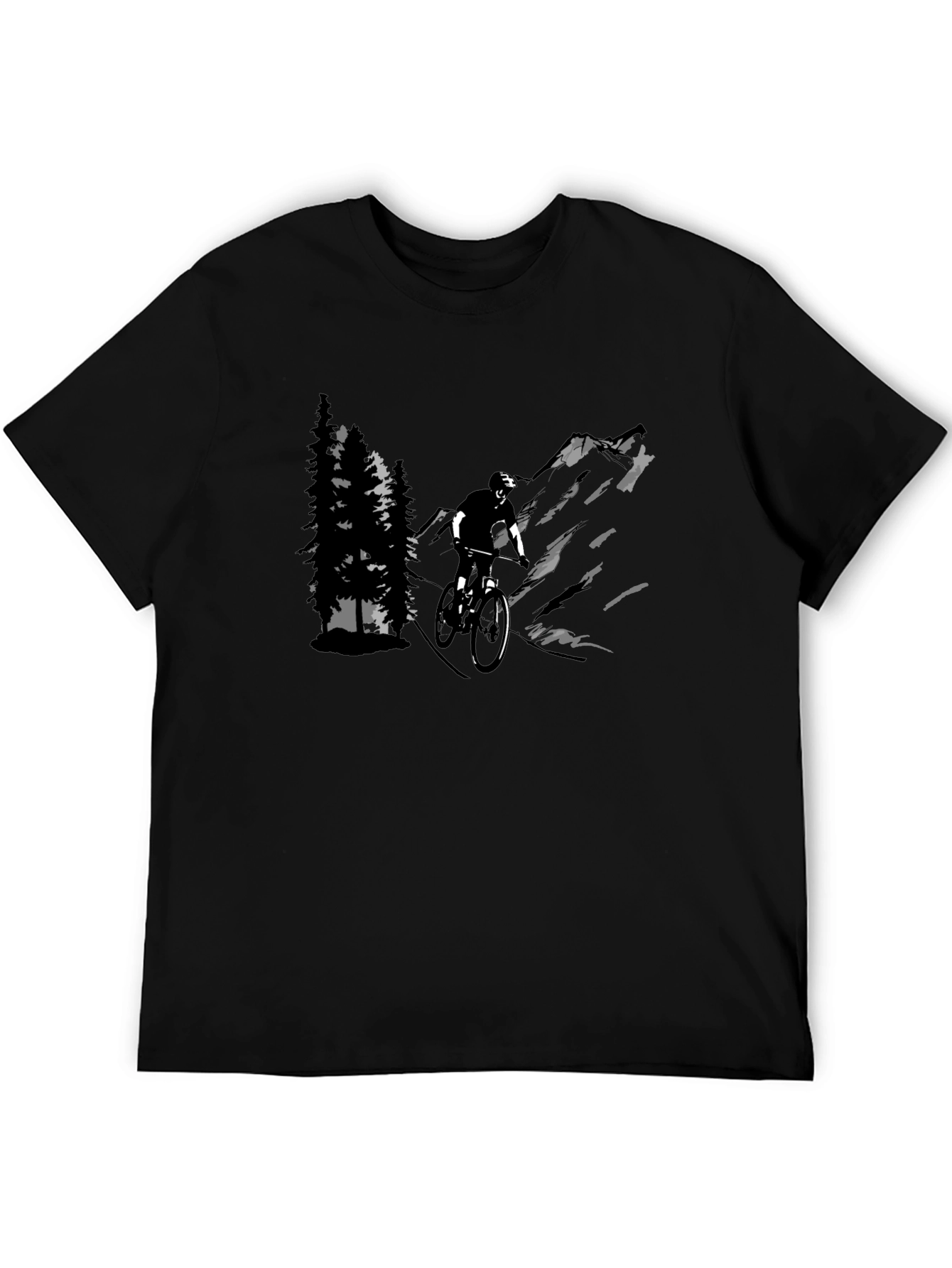 Mountain Biker Graphic T-Shirt - Adventure Ready