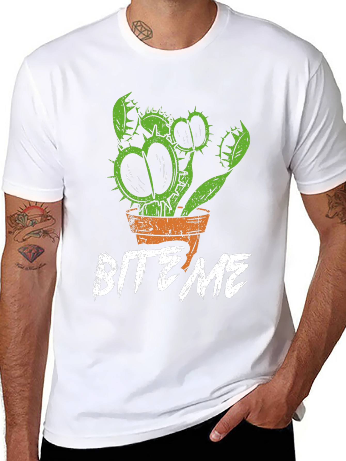 Bite Me Venus Flytrap Graphic T-Shirt