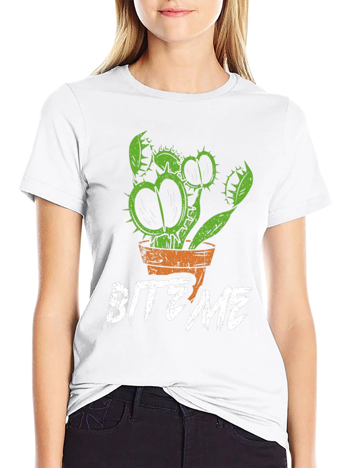 Bite Me Venus Flytrap Graphic T-Shirt