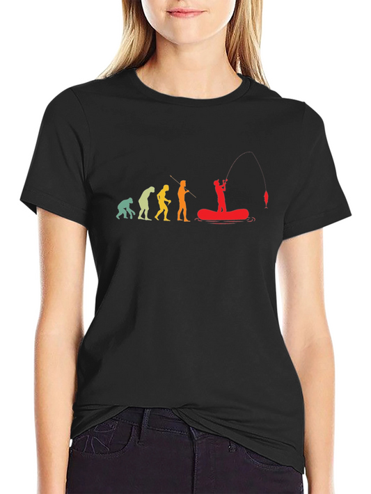 Evolution of Fishing T-Shirt - Angler Tee