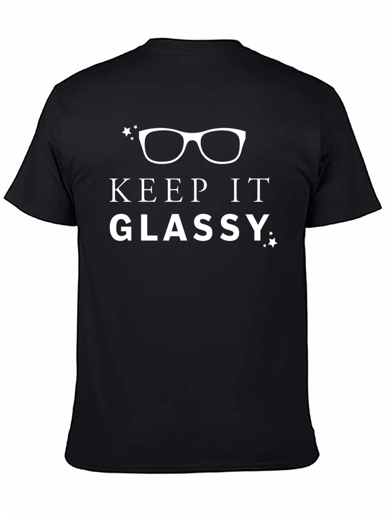 Keep It Glassy Graphic Tee - Stylish & Fun