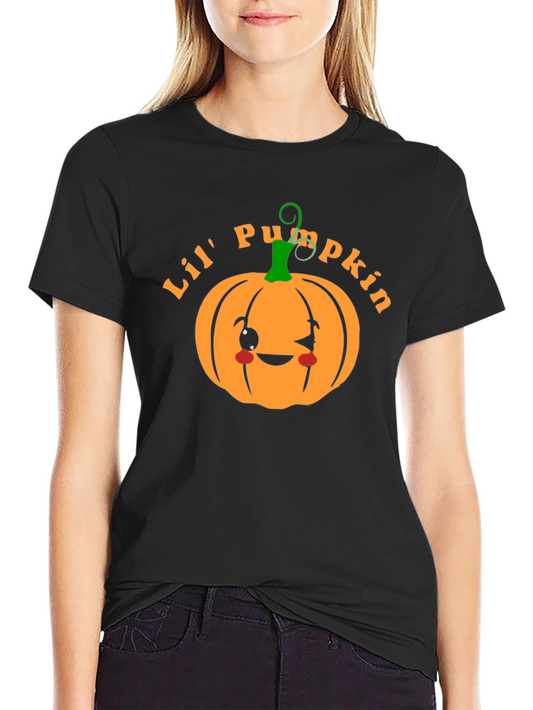 Lil Pumpkin T-Shirt - Cute Halloween Tee