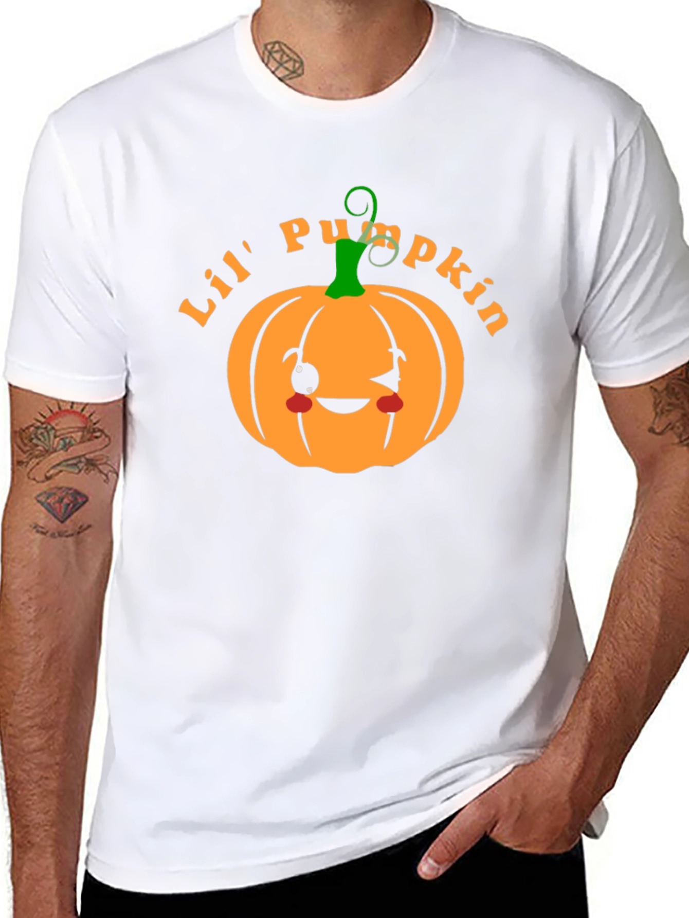Lil Pumpkin T-Shirt - Cute Halloween Tee