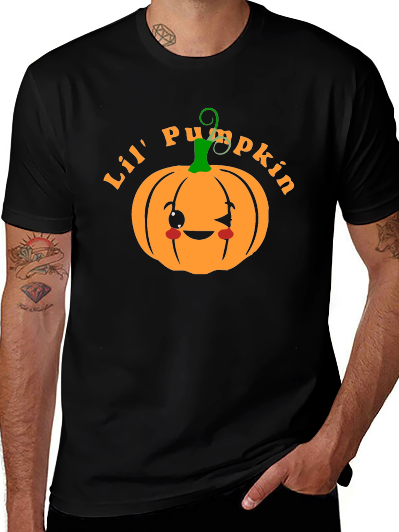 Lil Pumpkin T-Shirt - Cute Halloween Tee
