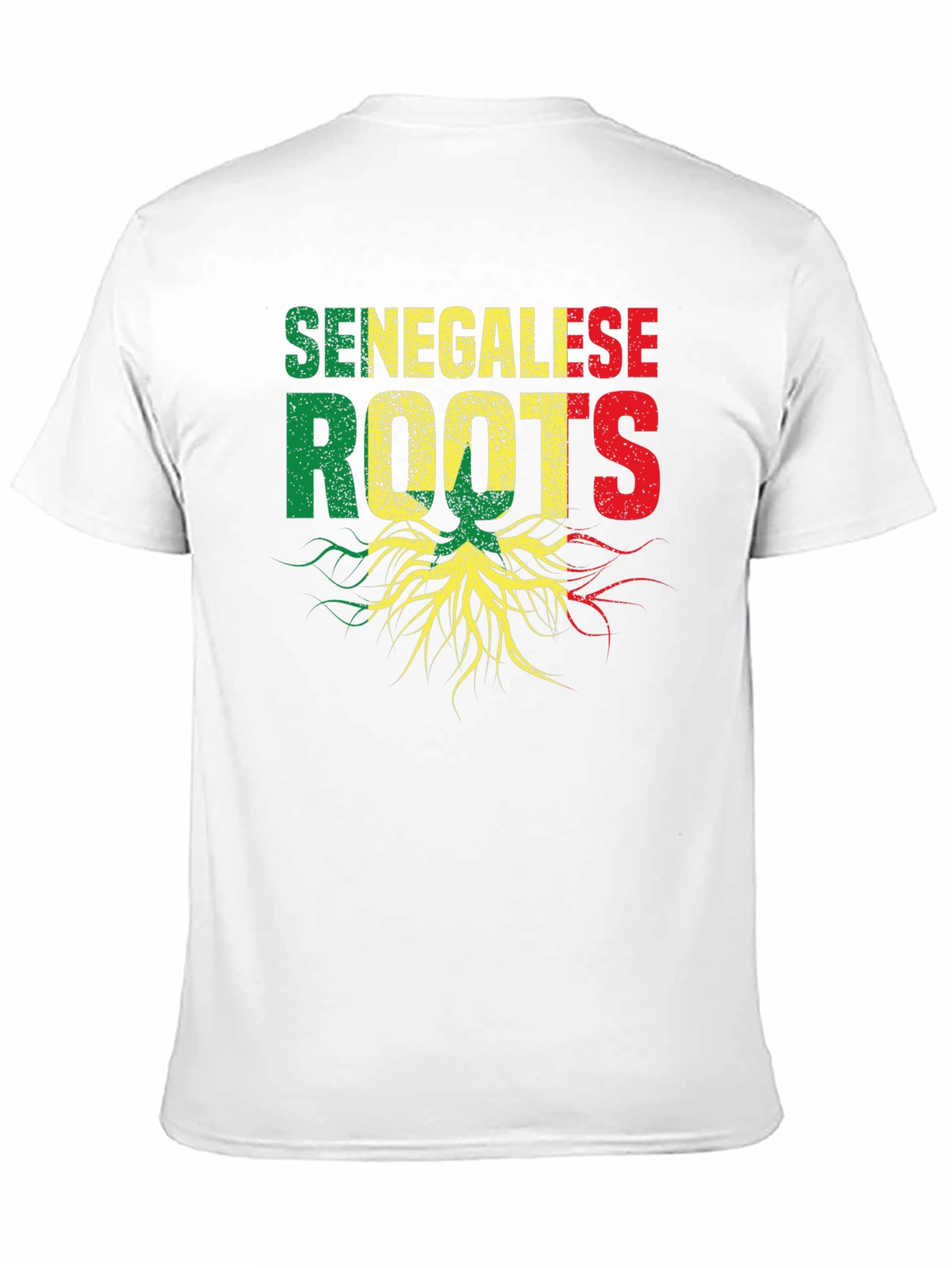 Senegalese Roots Graphic T-Shirt - Black