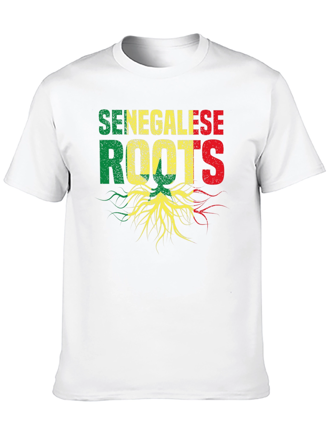 Senegalese Roots Graphic T-Shirt - Black