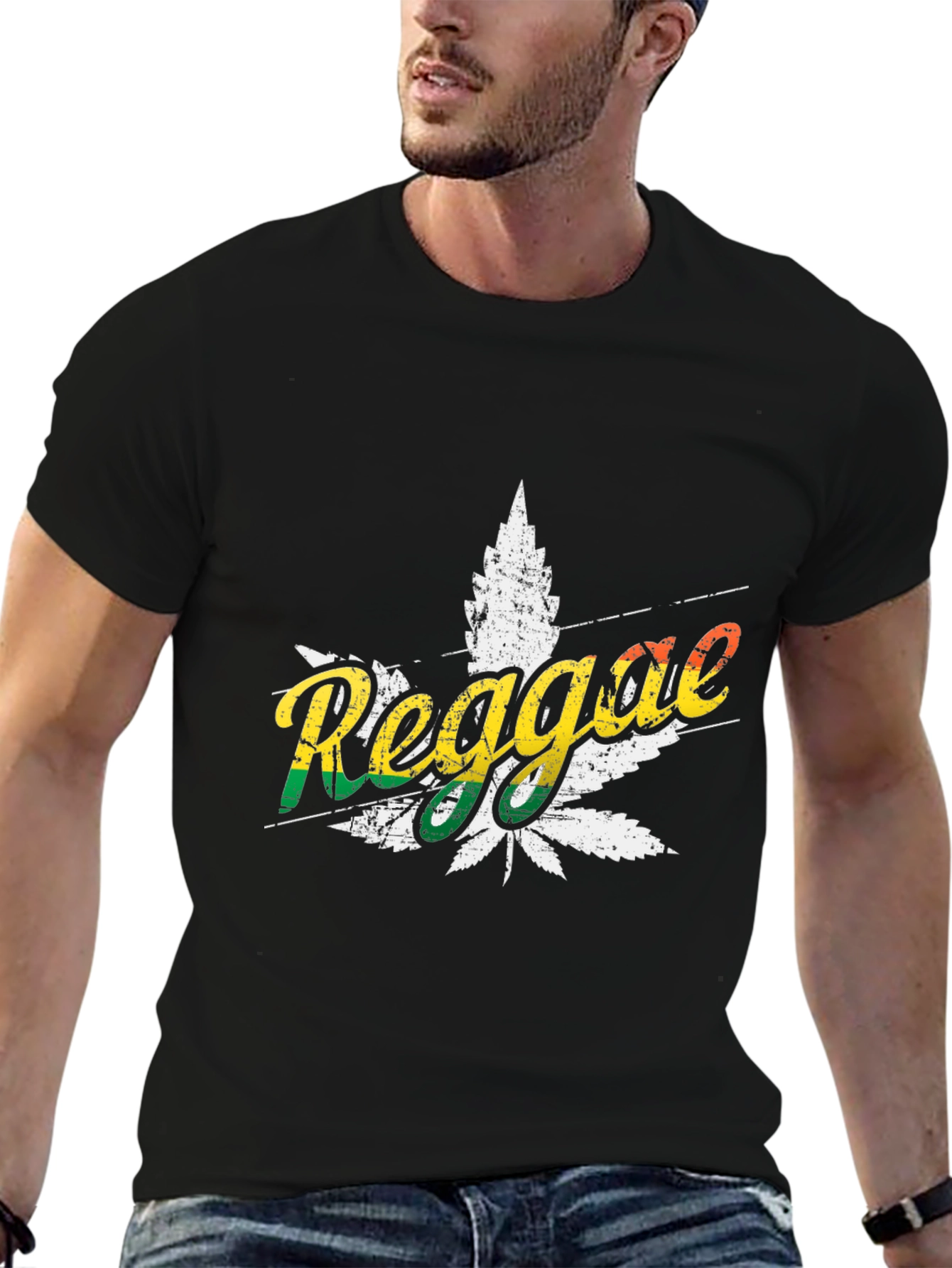 Reggae Graphic Tee - Rasta Vibes T-Shirt