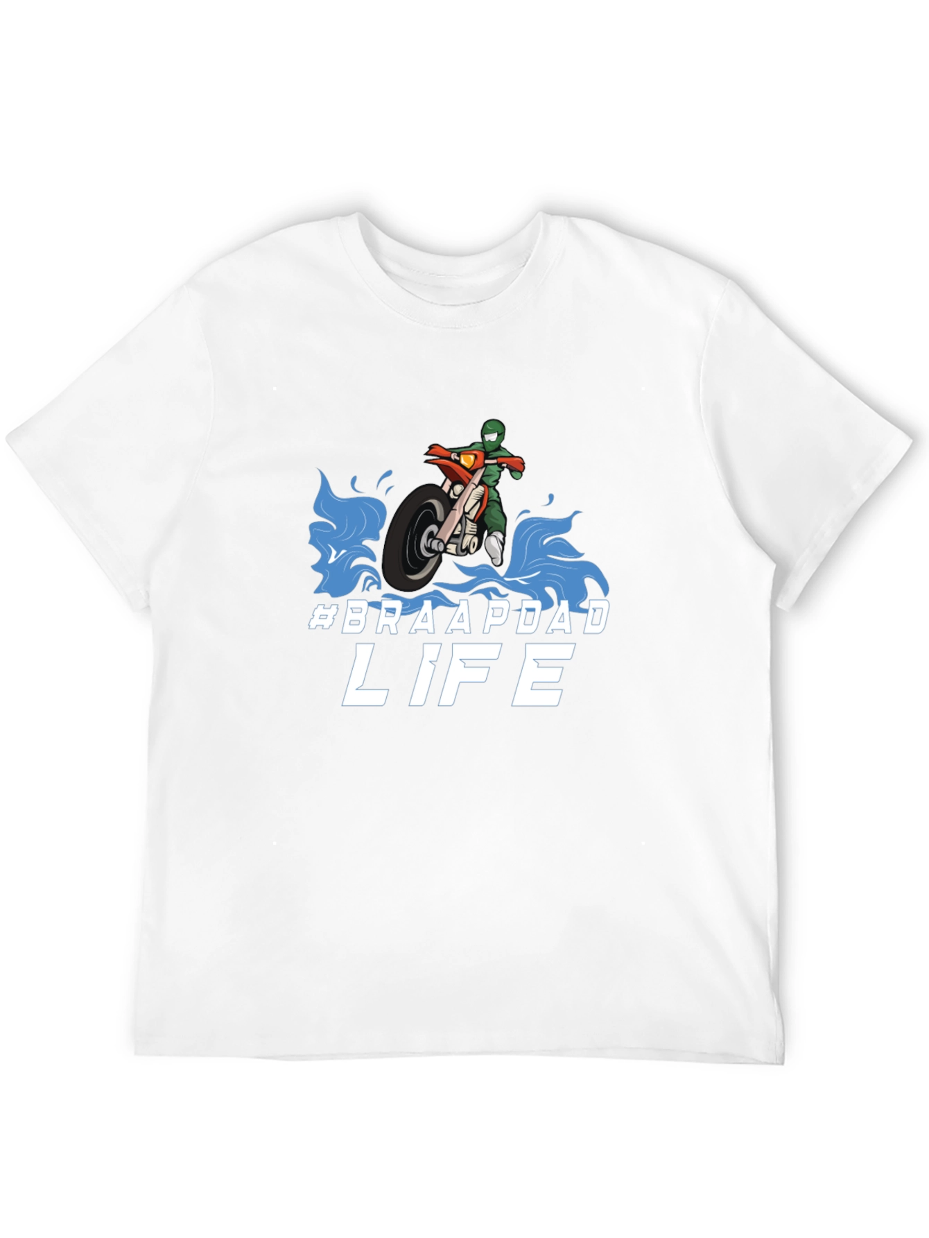 Braapdad Life T-Shirt - Motocross Dad Tee