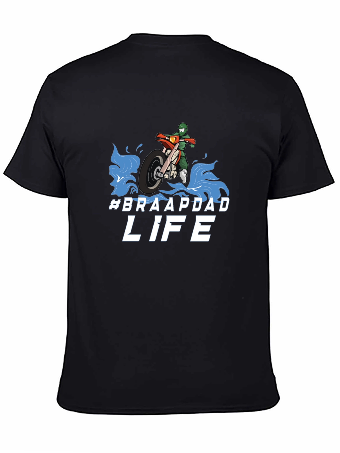 Braapdad Life T-Shirt - Motocross Dad Tee