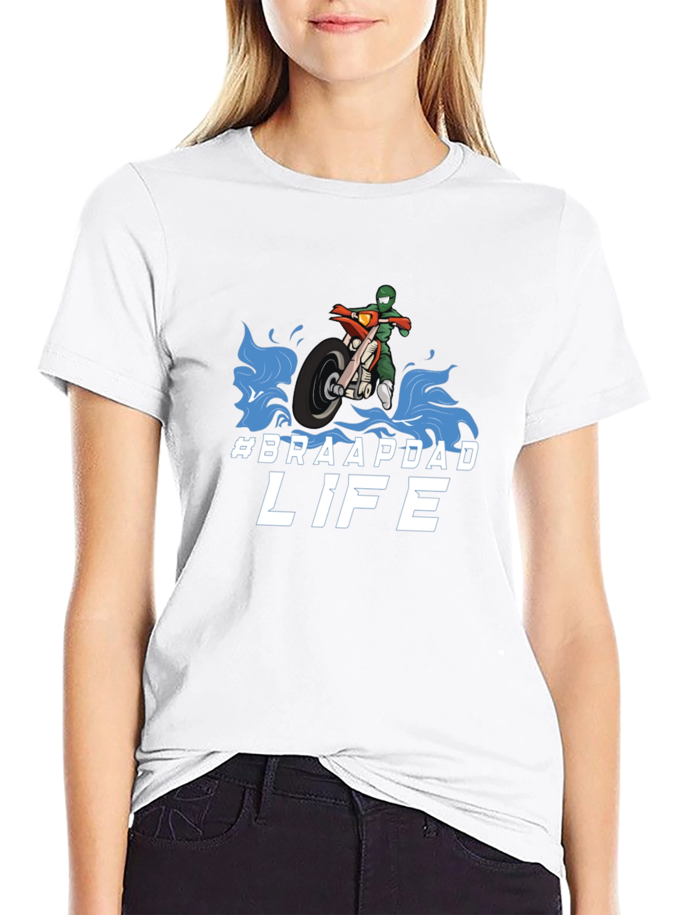 Braapdad Life T-Shirt - Motocross Dad Tee