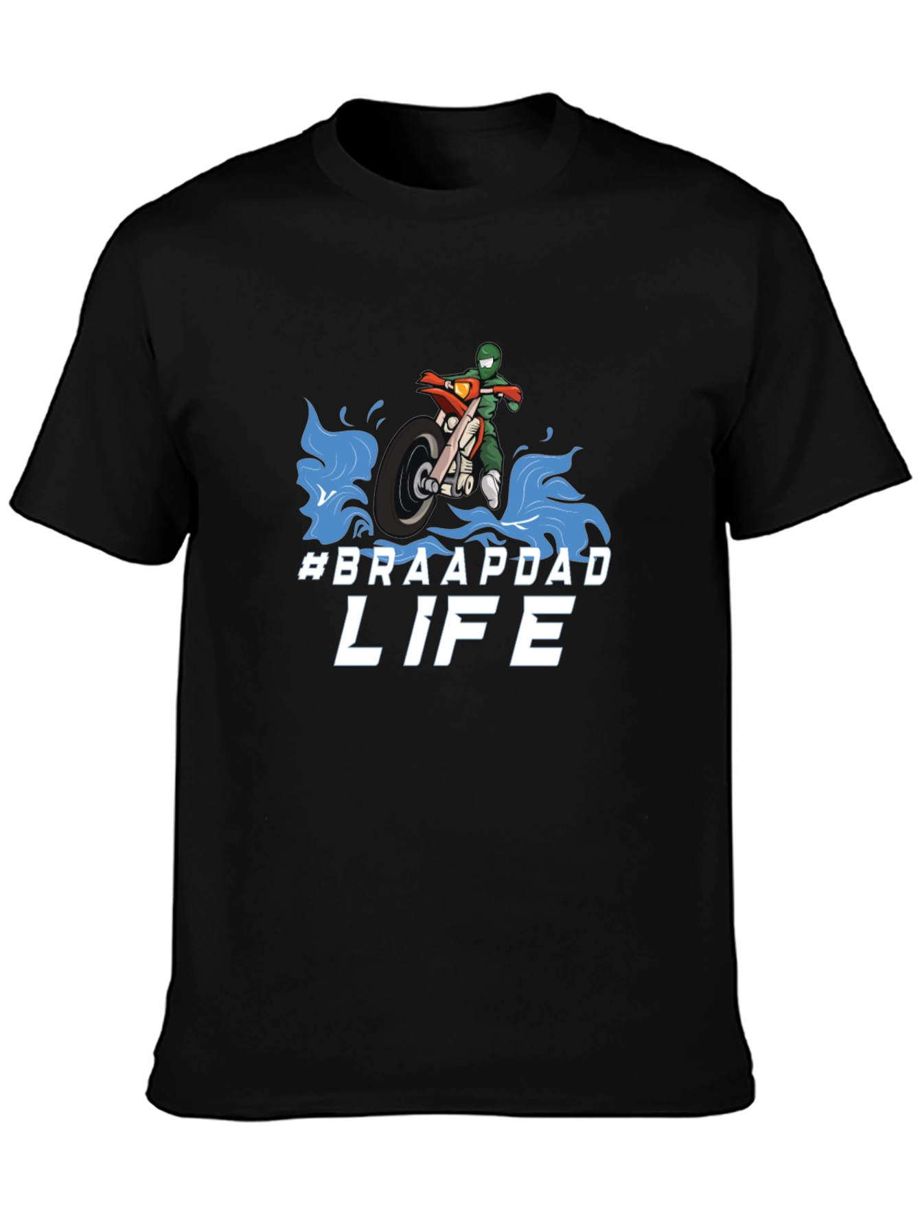 Braapdad Life T-Shirt - Motocross Dad Tee