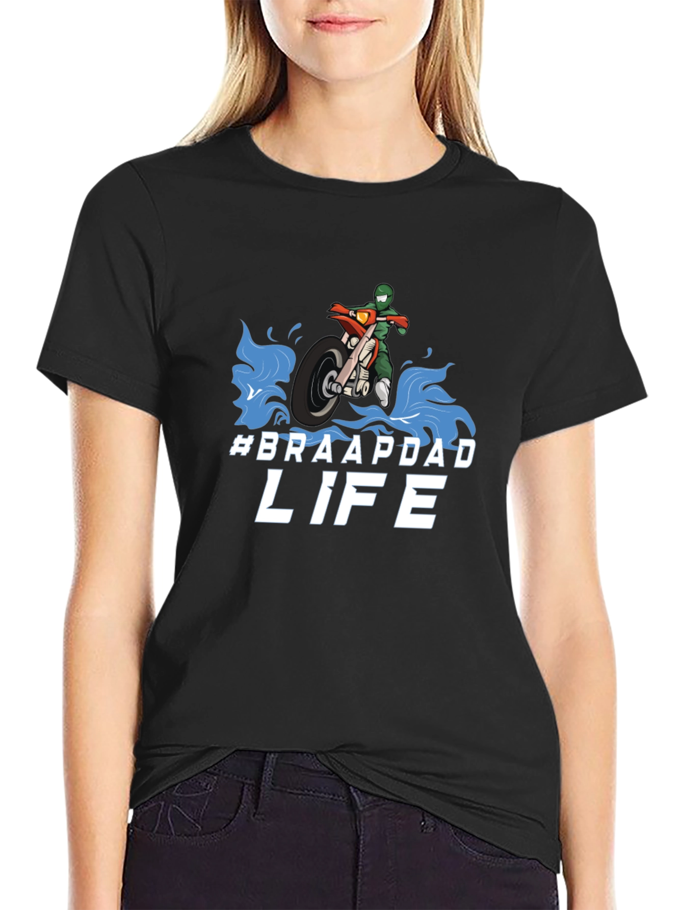 Braapdad Life T-Shirt - Motocross Dad Tee