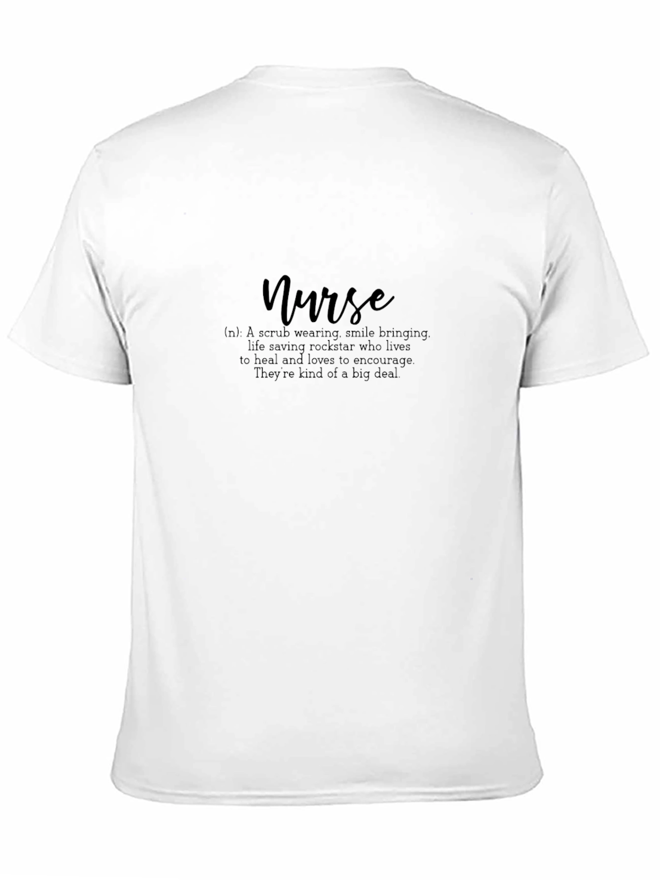 Nurse Definition Black T-Shirt - Medical Hero Apparel