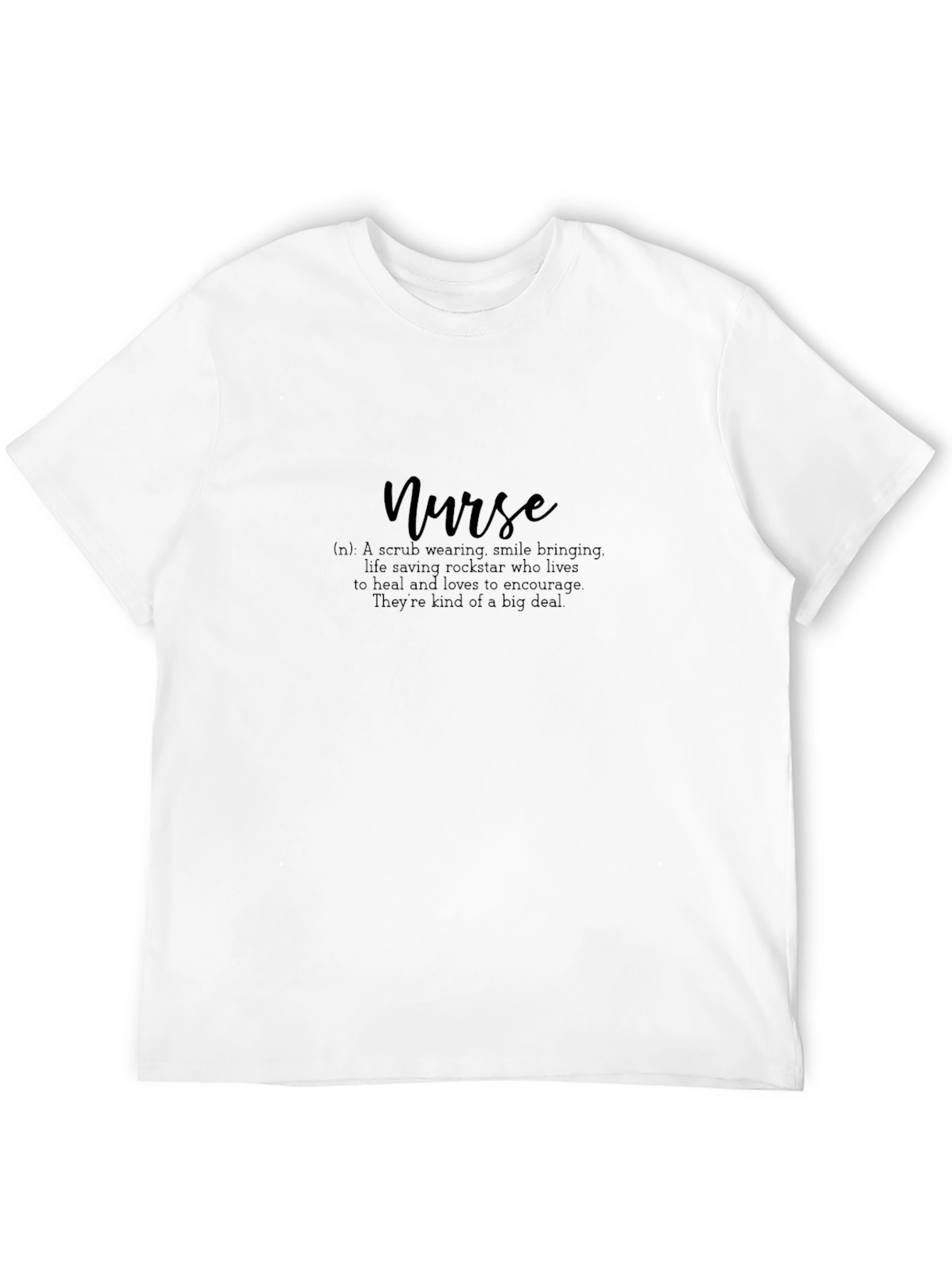 Nurse Definition Black T-Shirt - Medical Hero Apparel