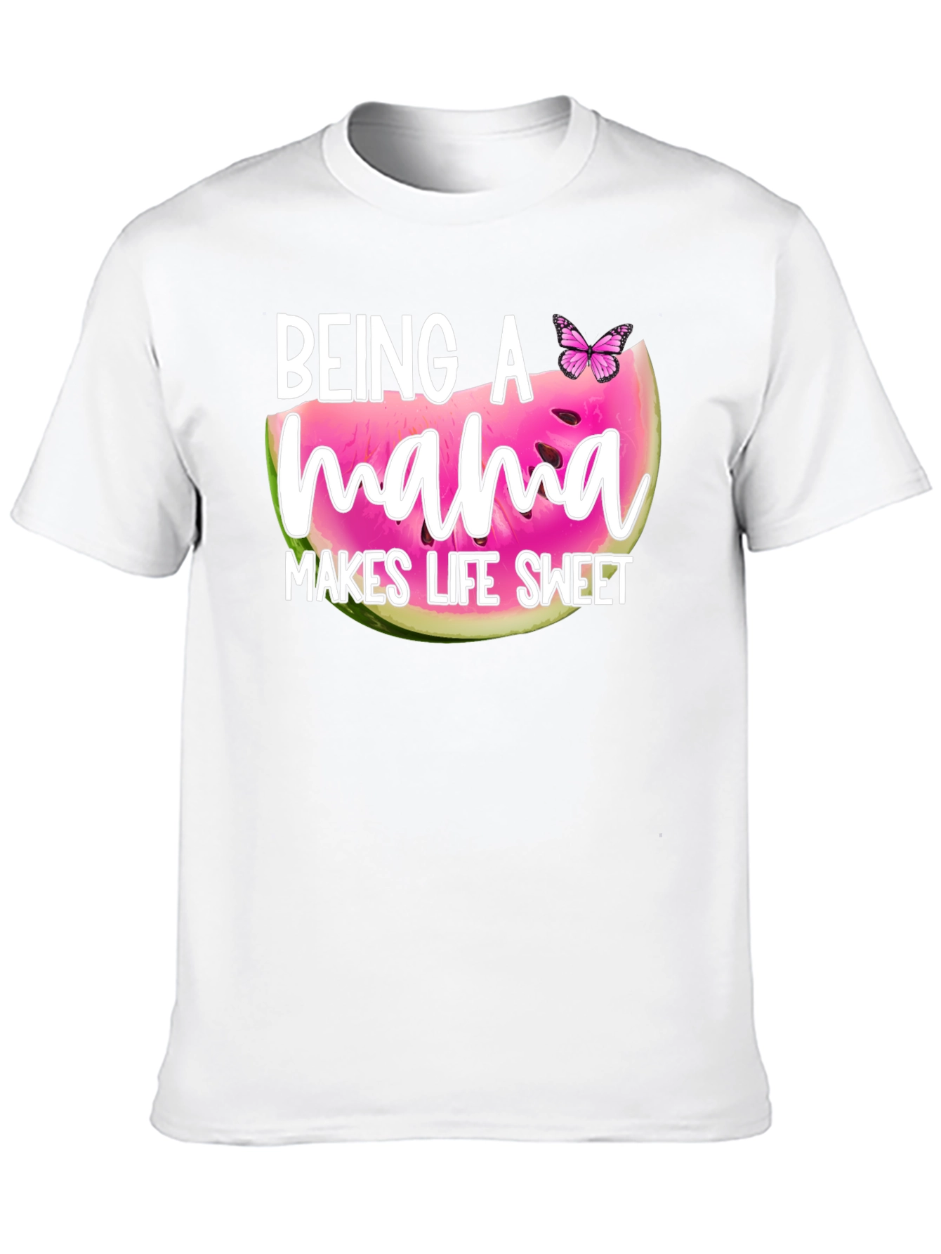 Sweet Mama Graphic Tee - Watermelon Print