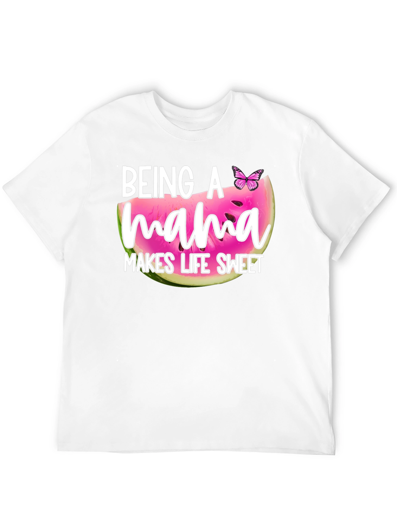 Sweet Mama Graphic Tee - Watermelon Print