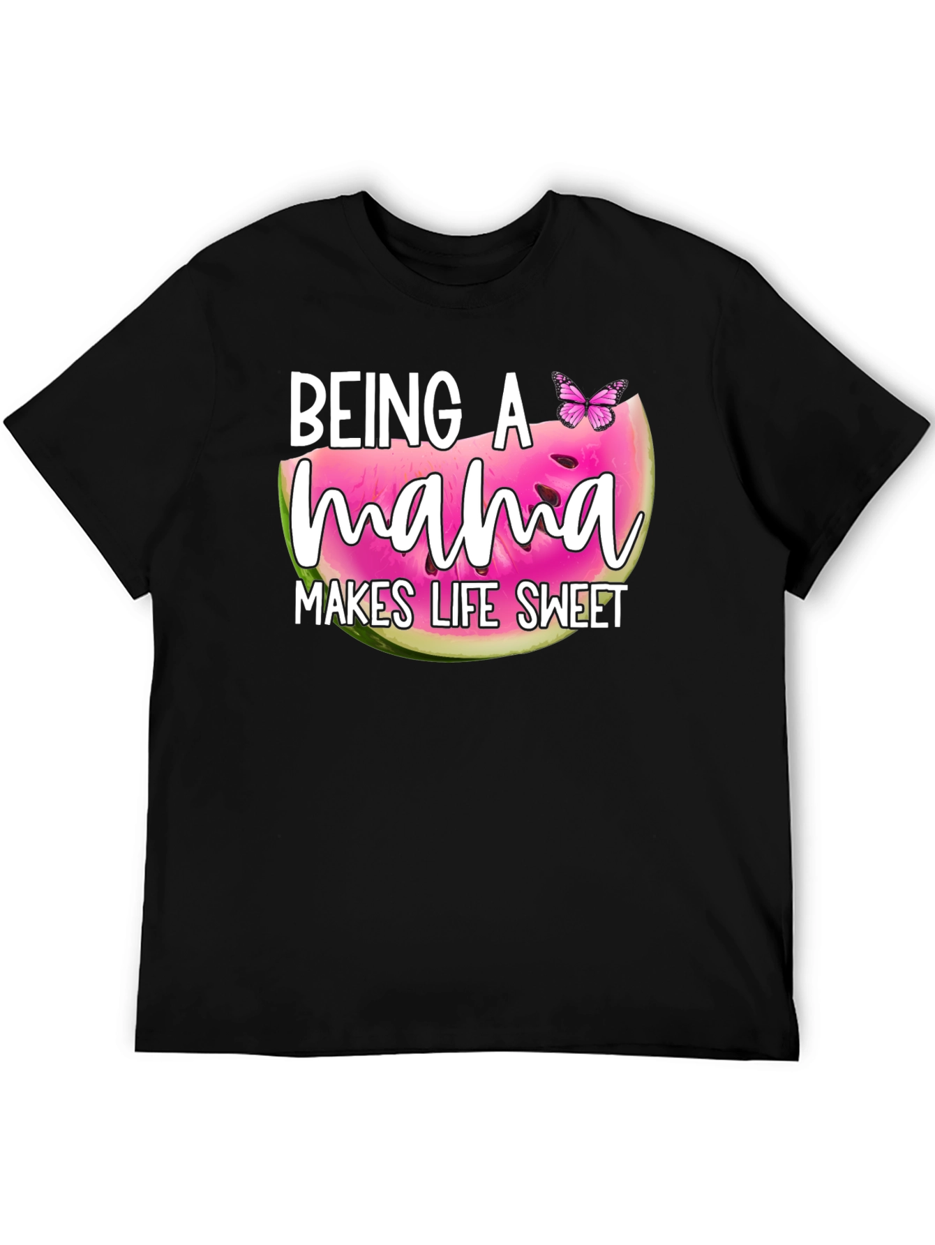 Sweet Mama Graphic Tee - Watermelon Print