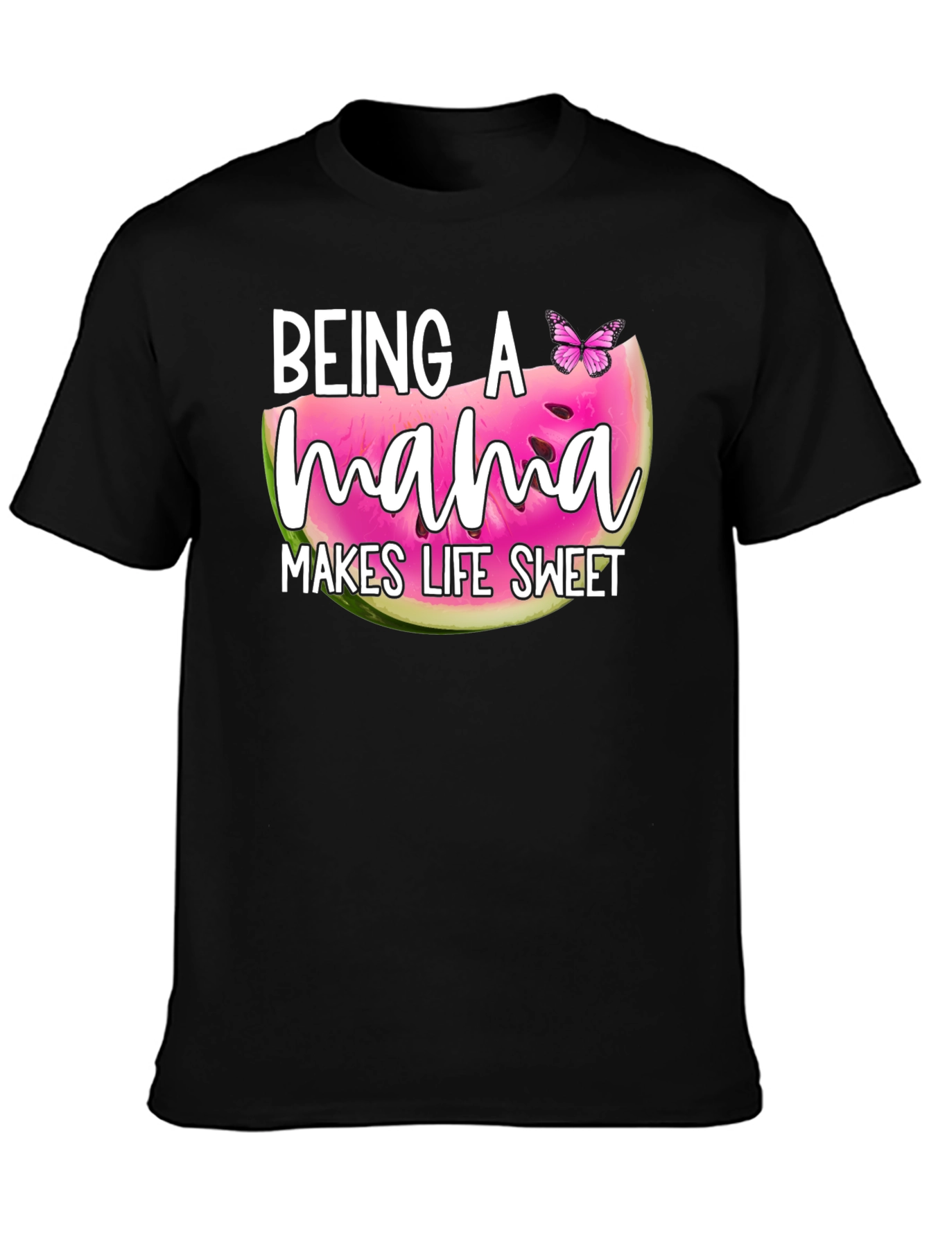 Sweet Mama Graphic Tee - Watermelon Print
