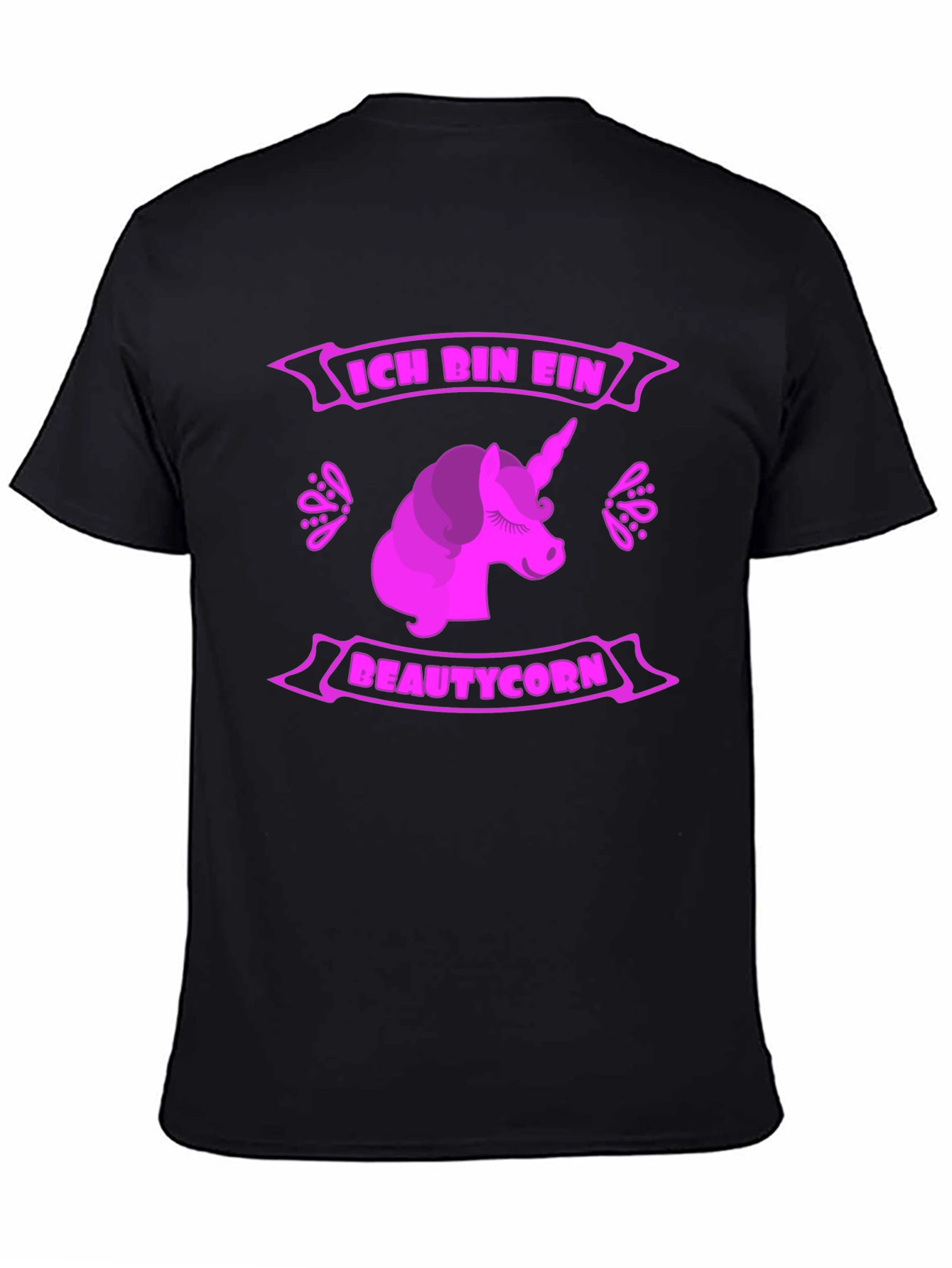 Ich Bin Ein Beautycorn Black T-Shirt