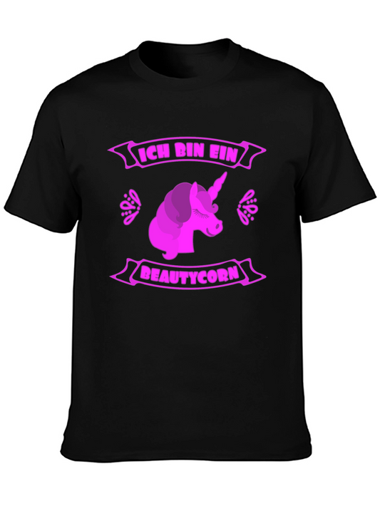 Ich Bin Ein Beautycorn Black T-Shirt
