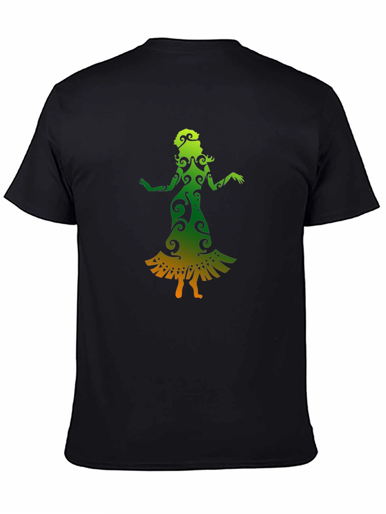 Dance Silhouette Tee - Unique Gradient Design