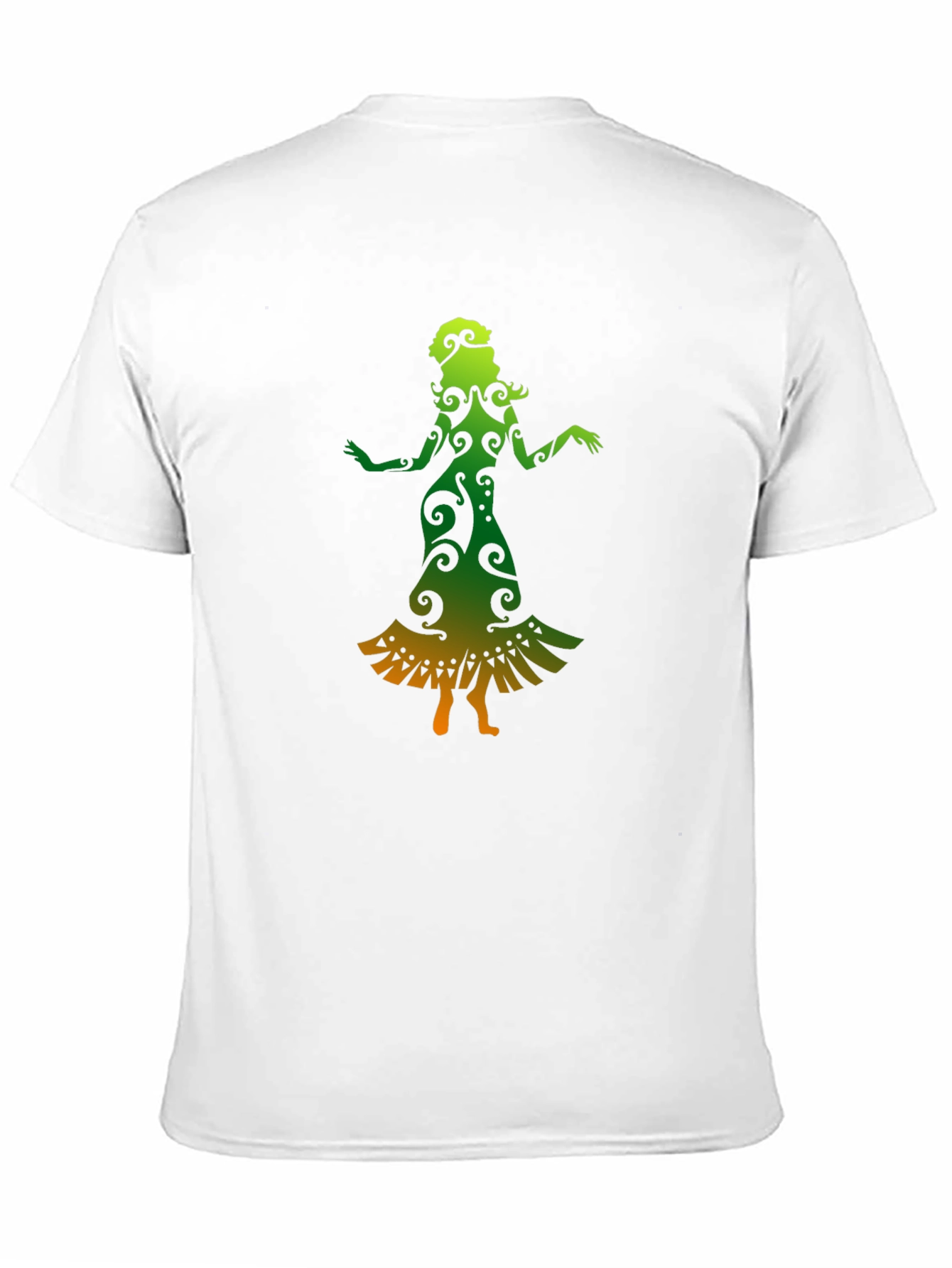 Dance Silhouette Tee - Unique Gradient Design
