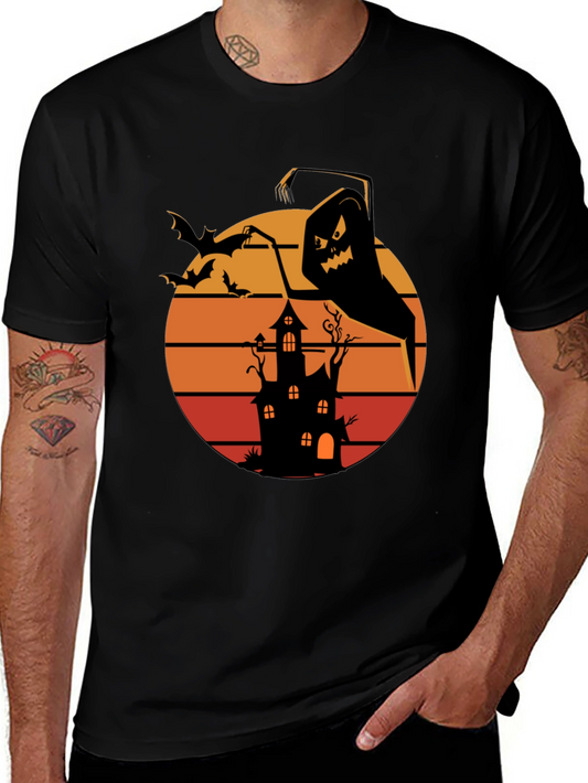 Halloween Ghost House Tee
