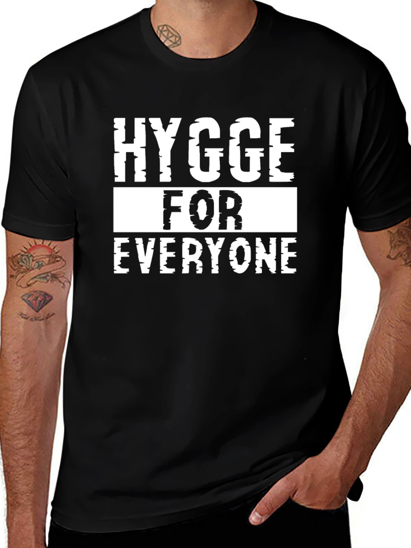 Hygge for Everyone Black Graphic Tee
