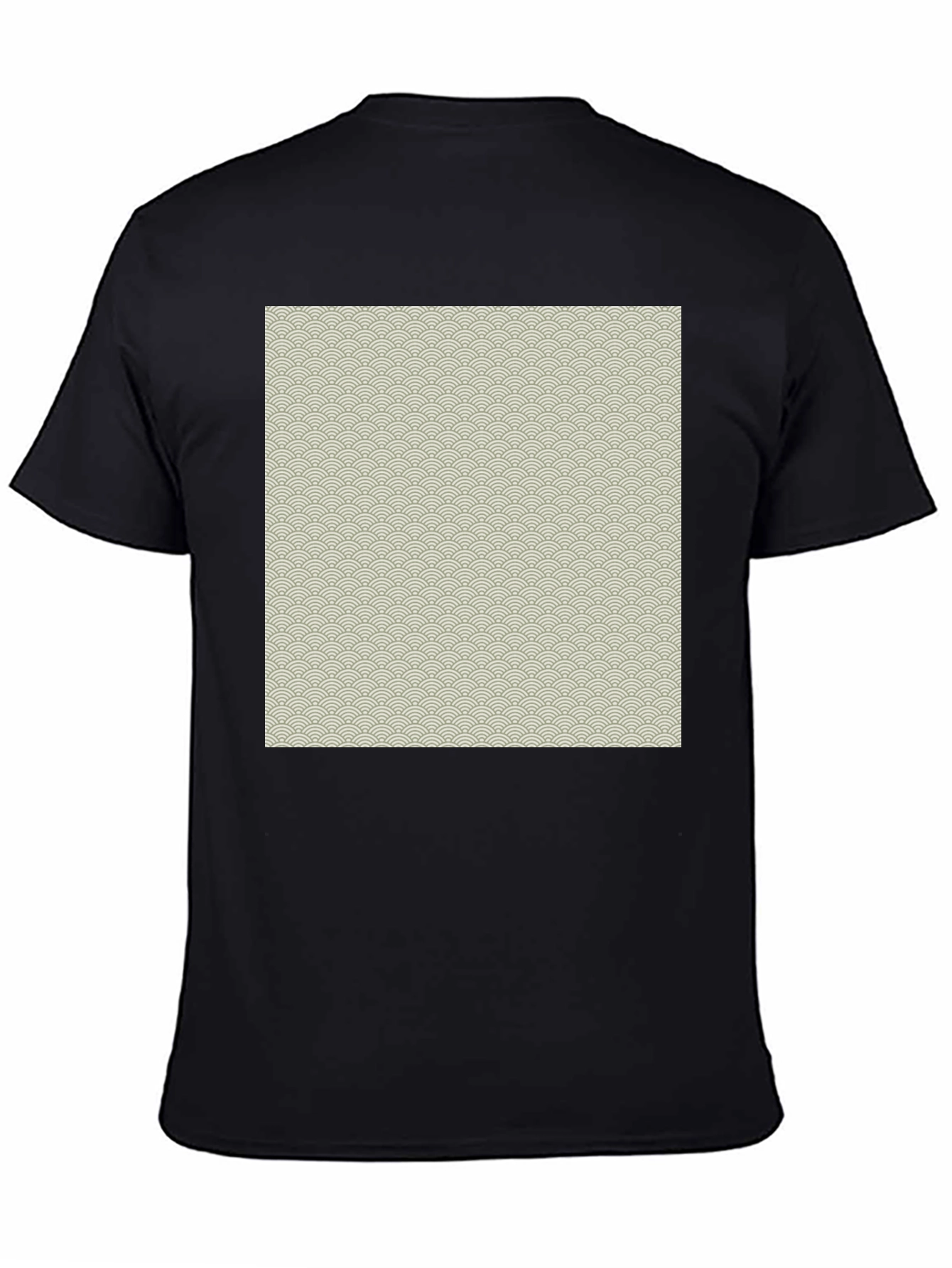 Wave Pattern Graphic T-Shirt - Classic Casual Style