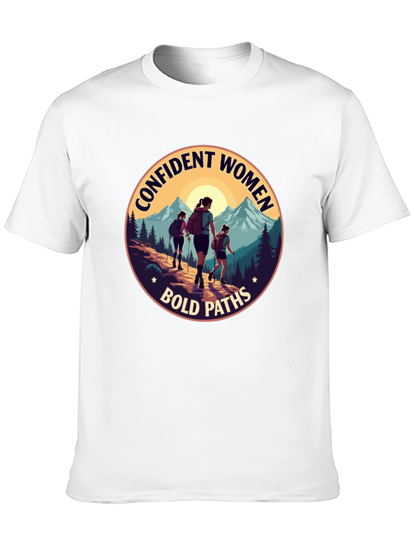 Confident Women Bold Paths Graphic T-Shirt