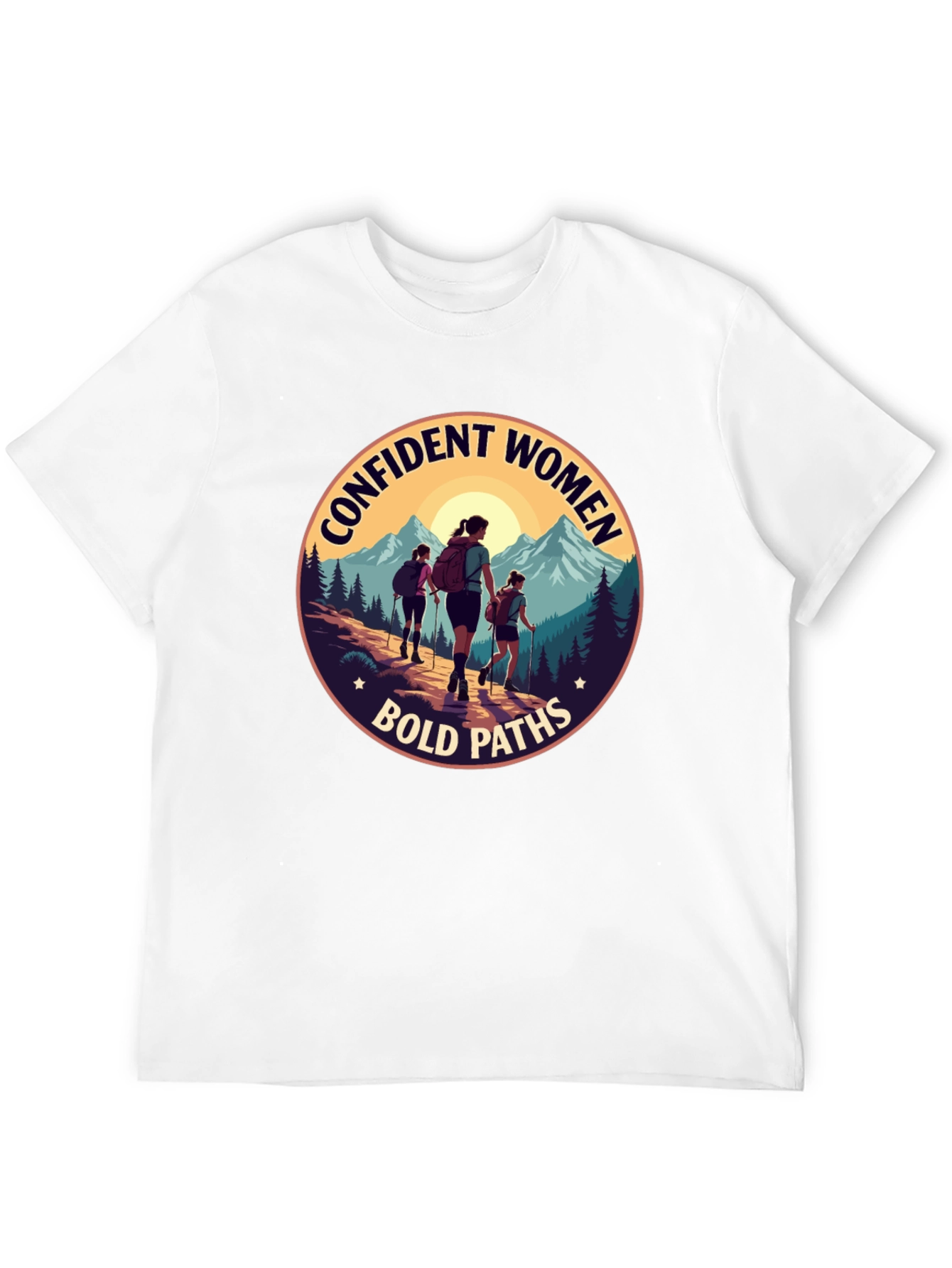 Confident Women Bold Paths Graphic T-Shirt