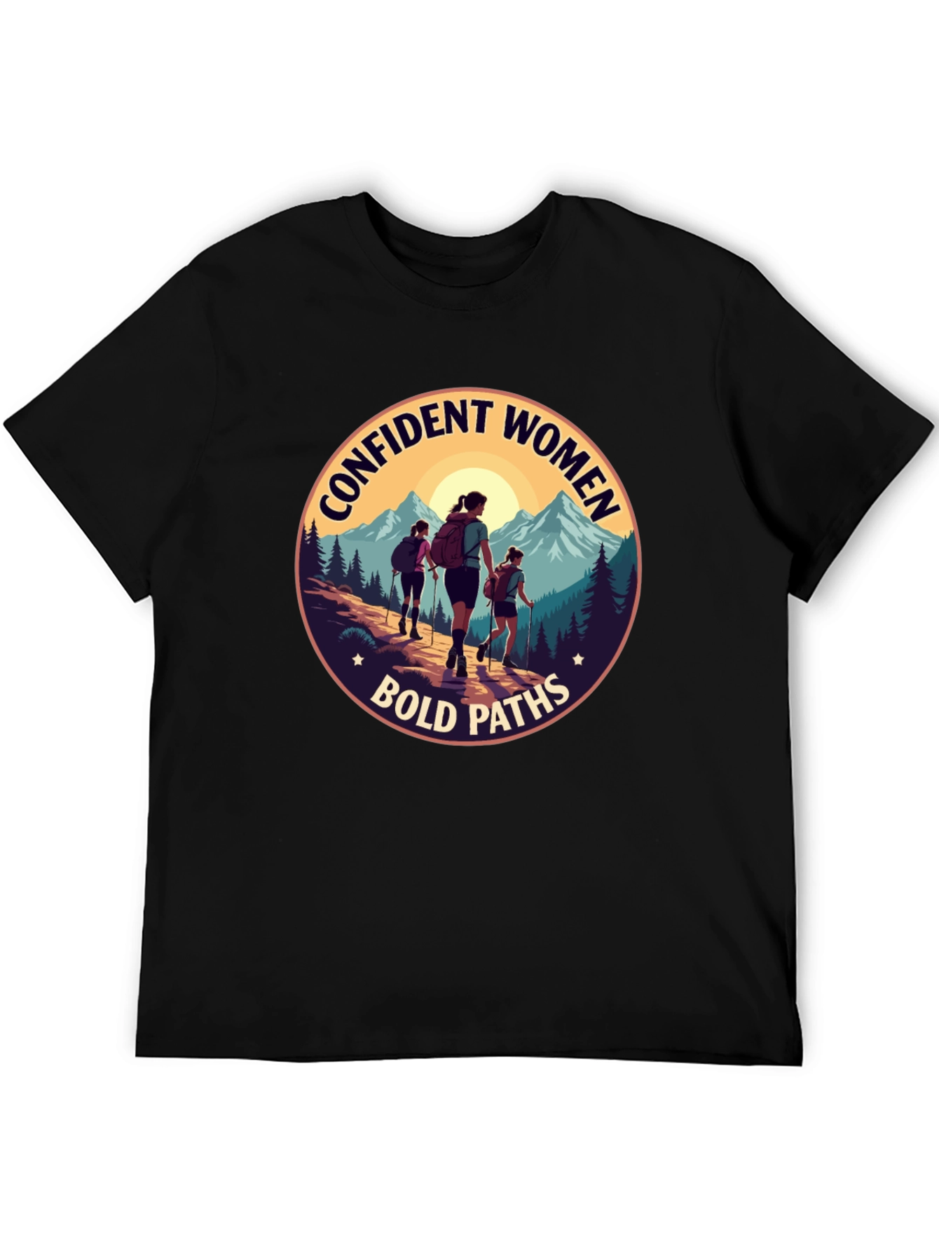 Confident Women Bold Paths Graphic T-Shirt