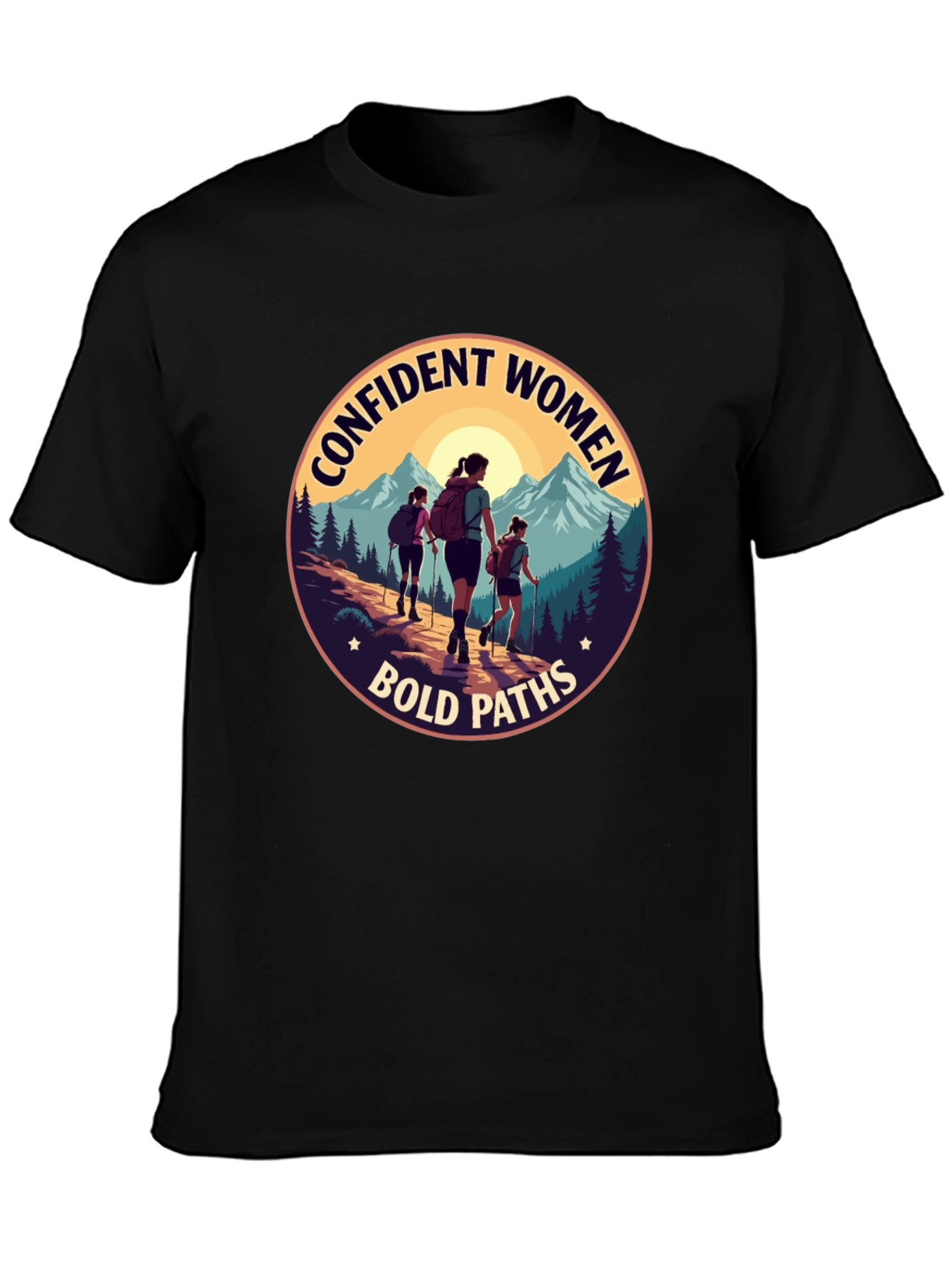 Confident Women Bold Paths Graphic T-Shirt