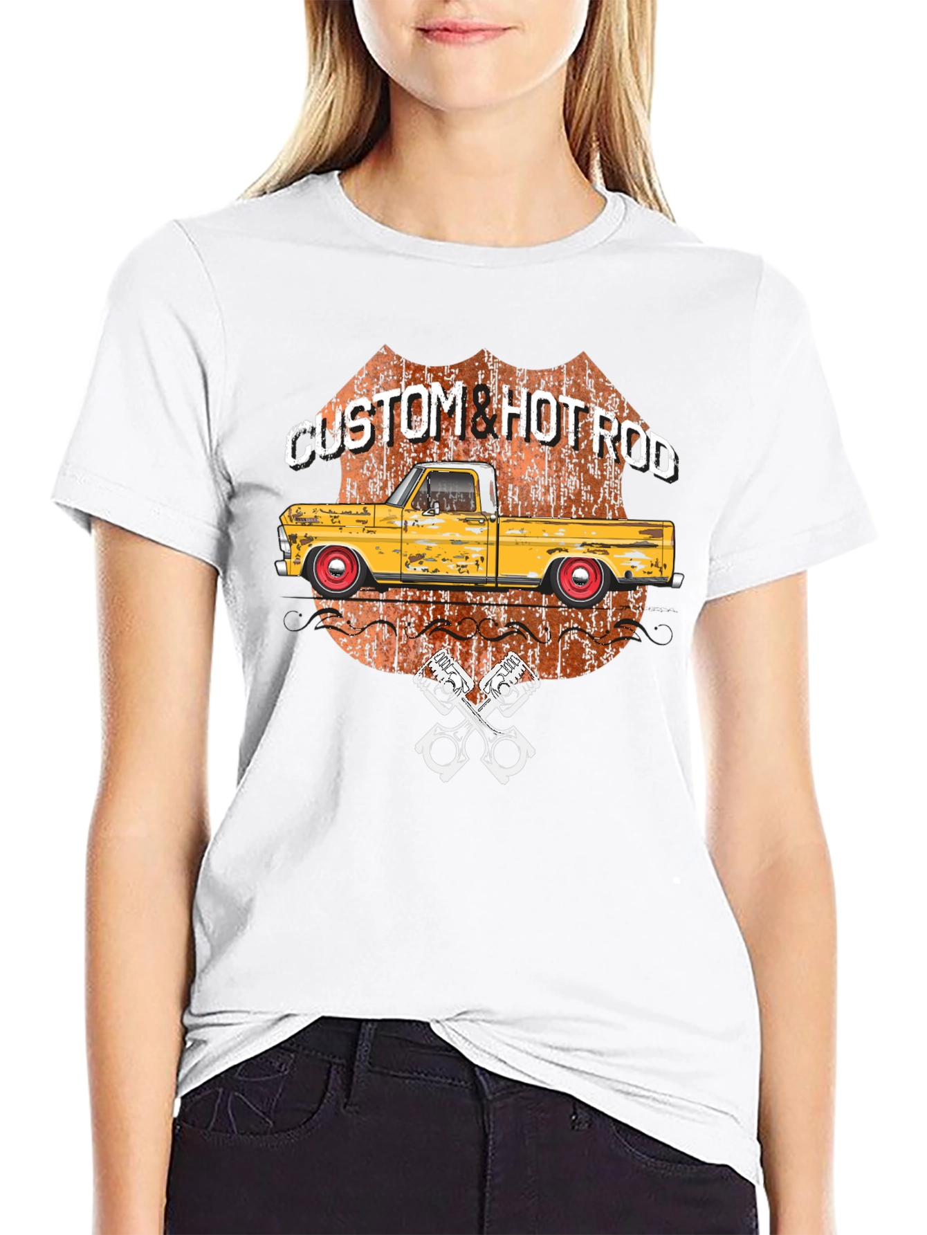 Custom Hot Rod Graphic T-Shirt